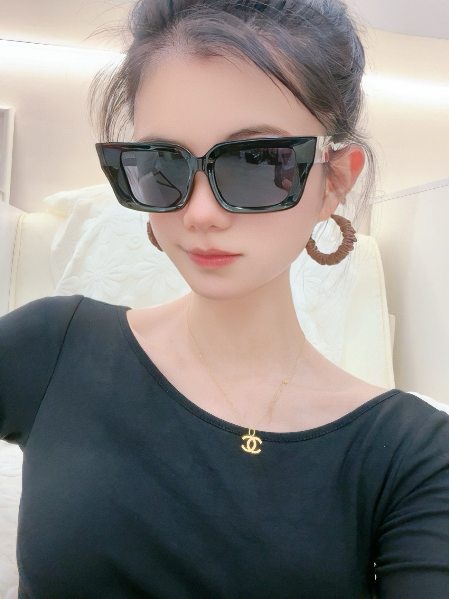  🔺 【GUCCI】2025开春新款 潮流爆款 时尚方框太阳镜 高品质 佩戴舒适 网红潮款墨镜 型号：G