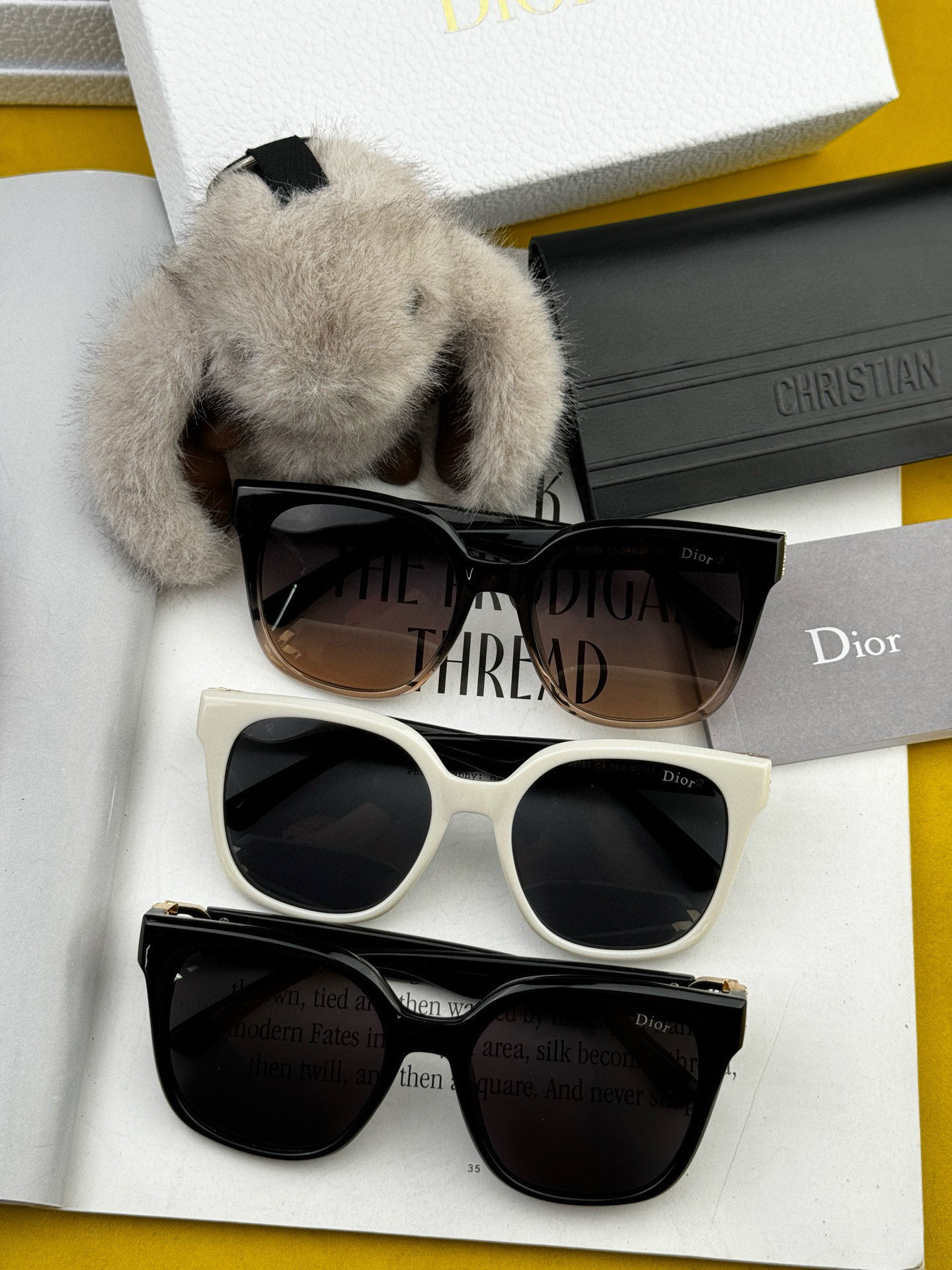   🔺 【DIOR-迪奥】2025开春新款 潮流爆款 时尚方框偏光太阳镜 高品质 佩戴舒适 网红潮款墨镜