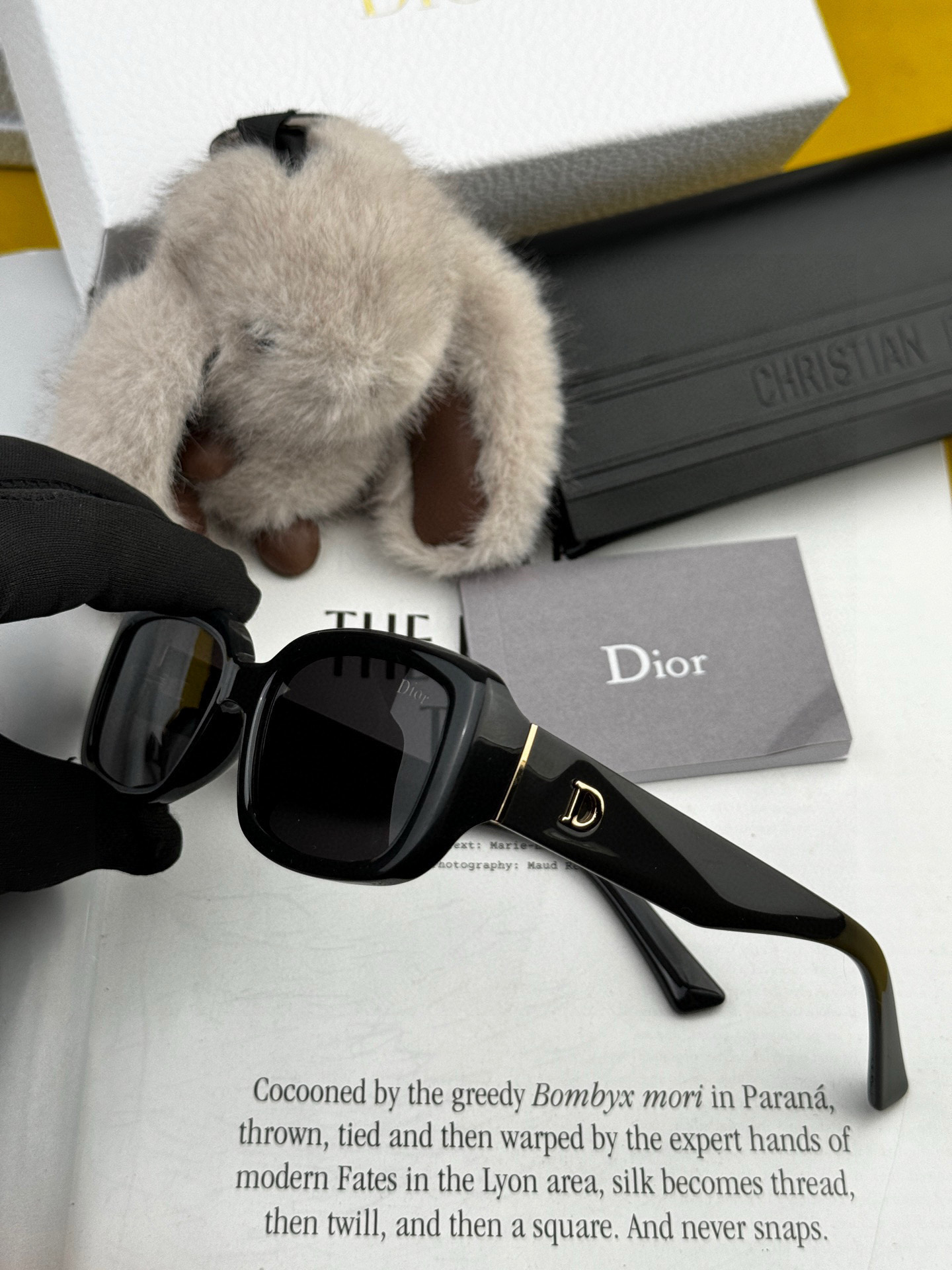  🔺 【DIOR-迪奥】2025开春新款 潮流爆款 时尚方框偏光太阳镜 高品质 佩戴舒适 网红潮款墨镜 