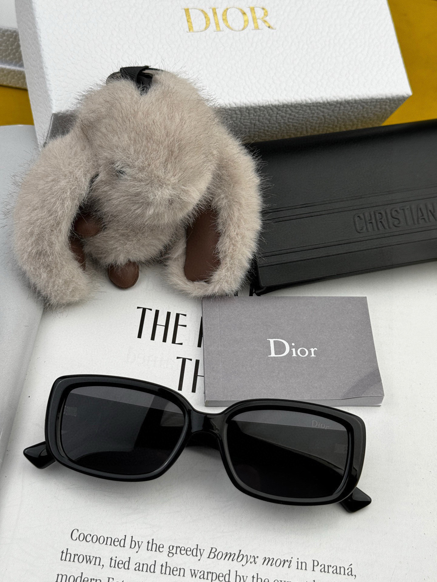  🔺 【DIOR-迪奥】2025开春新款 潮流爆款 时尚方框偏光太阳镜 高品质 佩戴舒适 网红潮款墨镜 