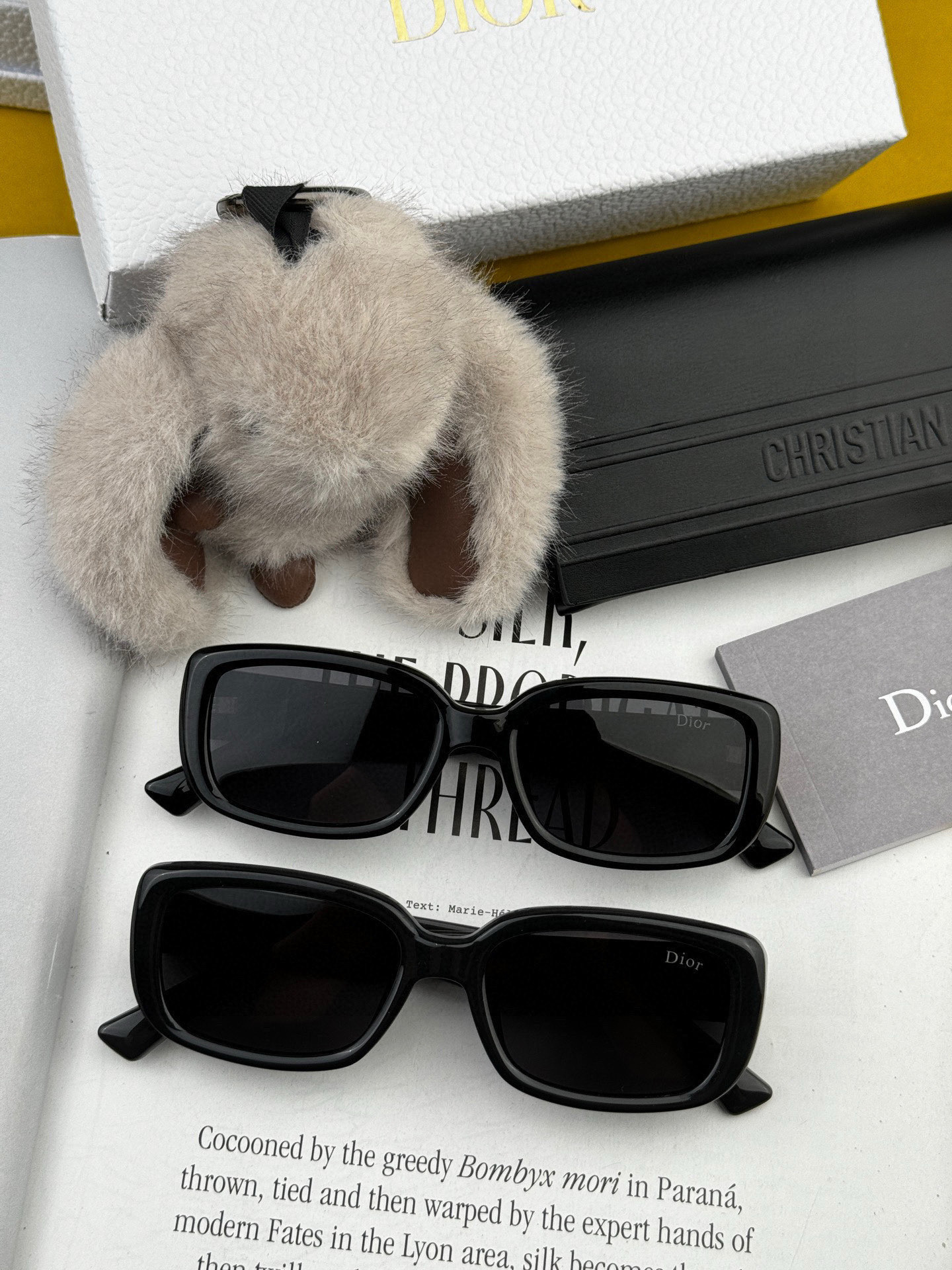  🔺 【DIOR-迪奥】2025开春新款 潮流爆款 时尚方框偏光太阳镜 高品质 佩戴舒适 网红潮款墨镜 