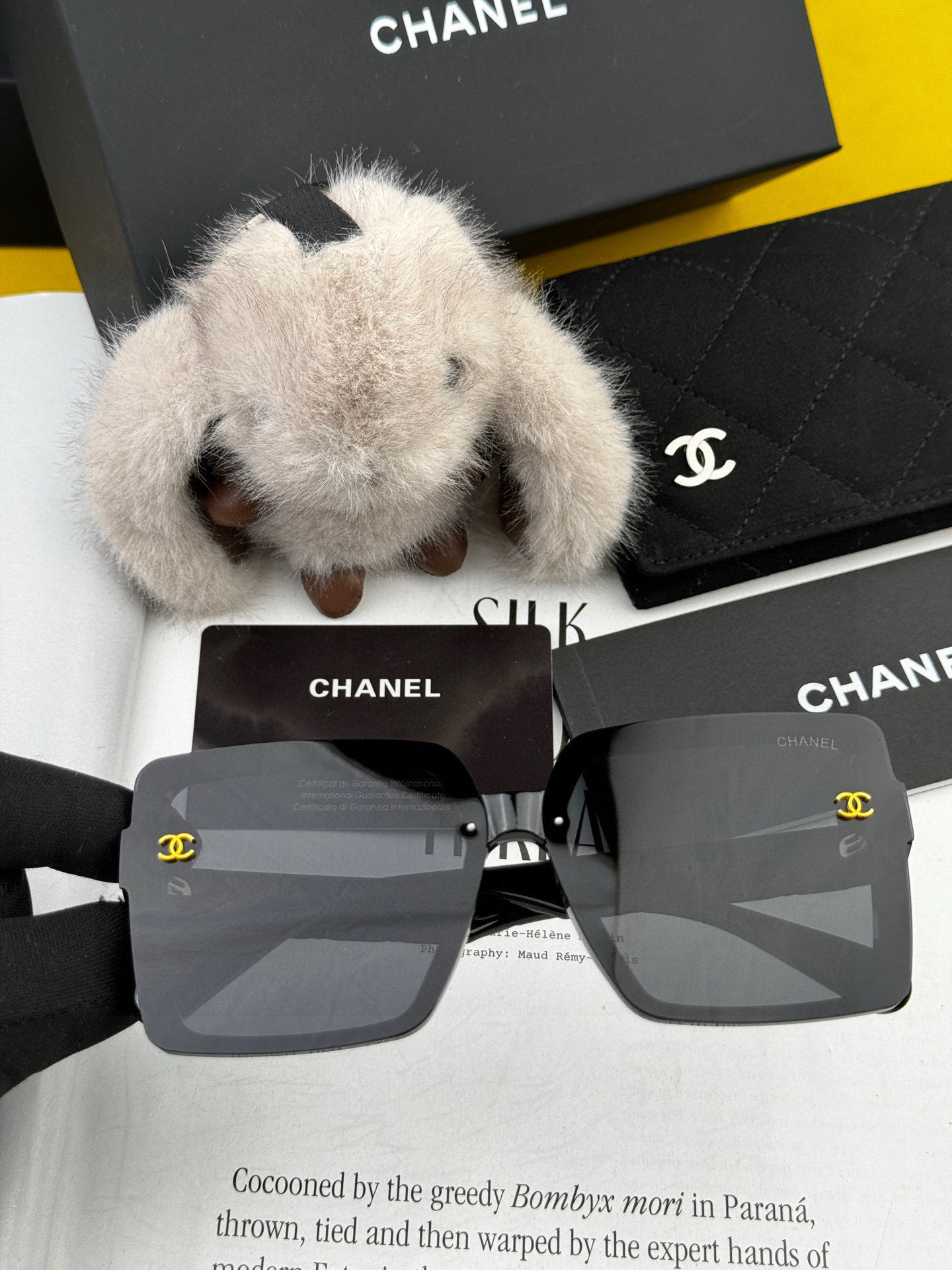 【CHANEL】香奈儿 2025新款潮流爆款 时尚方框太阳镜 佩戴舒适 网红潮款墨镜  女士高清加厚偏光