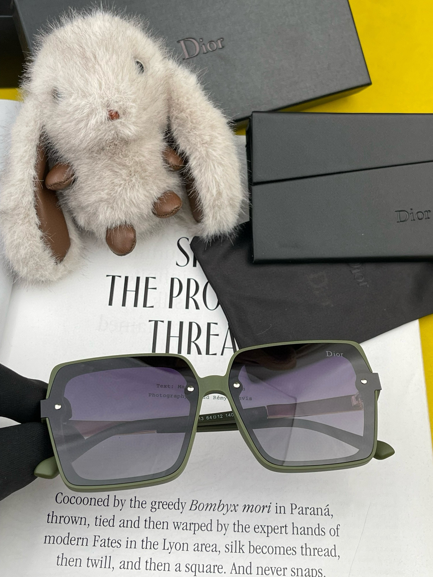 🔺 【DIOR-迪奥】2025开春新款 潮流爆款 时尚方框偏光太阳镜 高品质 佩戴舒适 网红潮款墨镜 女