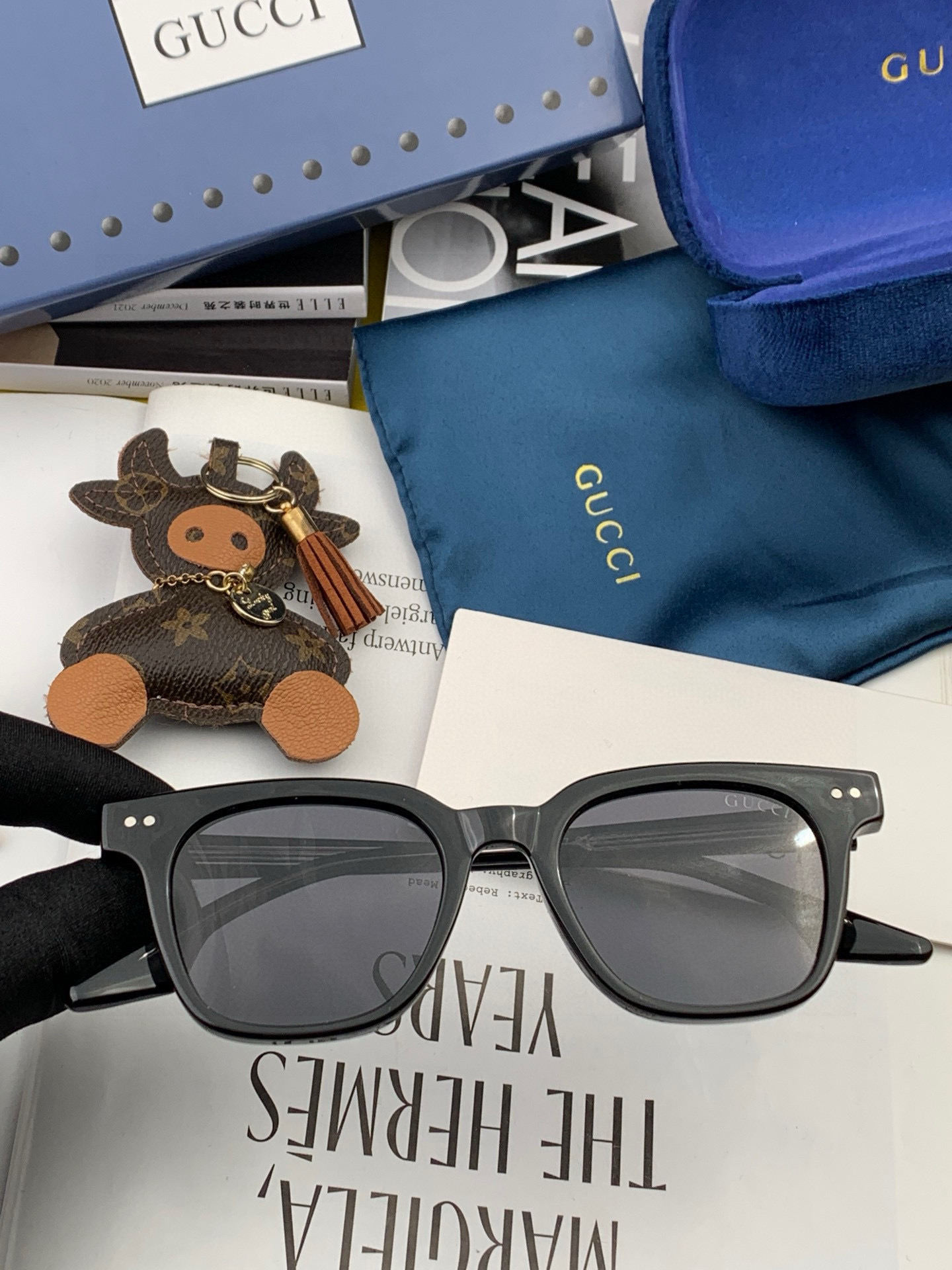  【TR偏光系列】Gucci   经典的方框设计，不挑脸型，无论搭配大衣还是连衣裙都非常显气质尼龙偏光镜