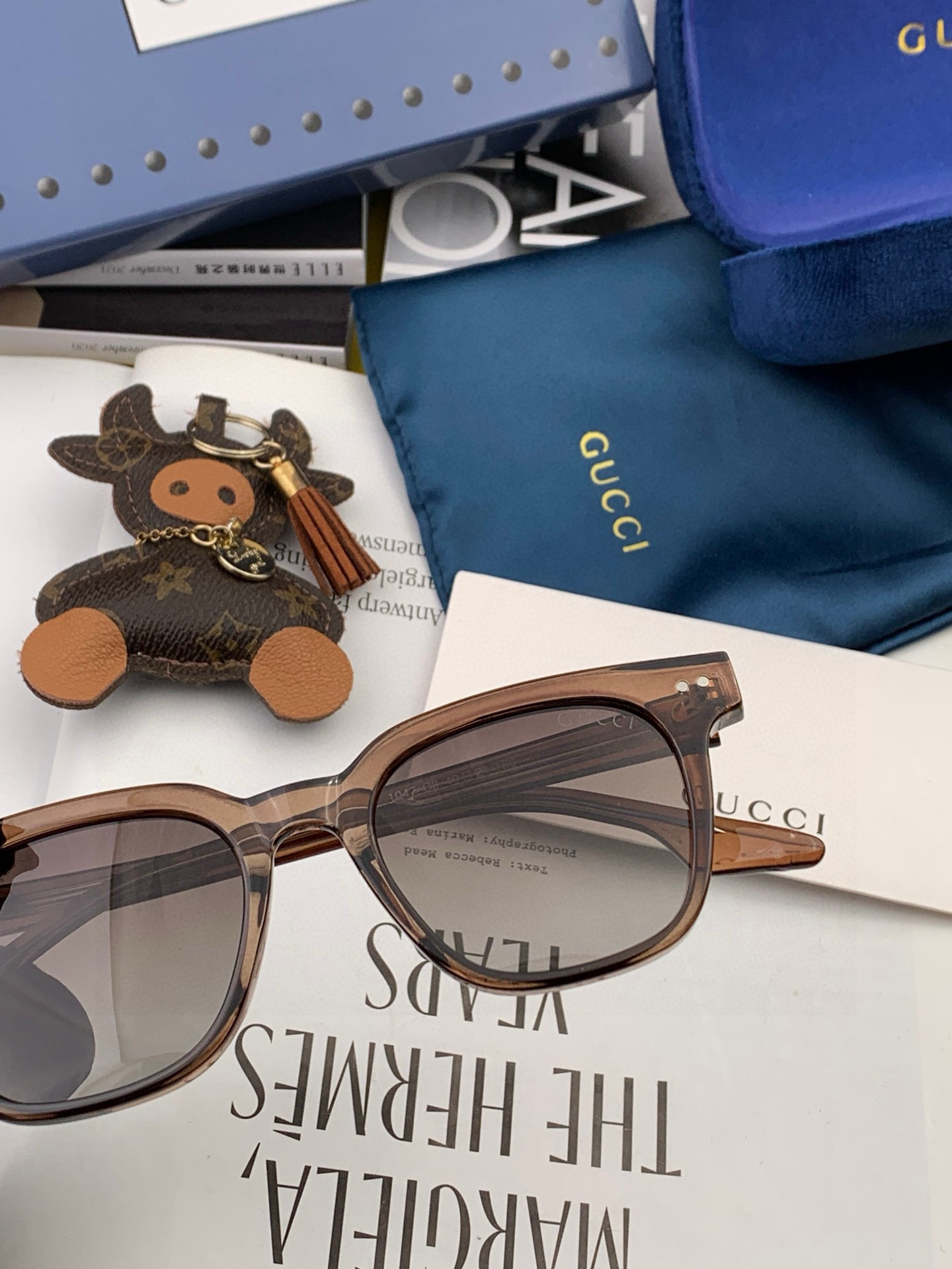  【TR偏光系列】Gucci   经典的方框设计，不挑脸型，无论搭配大衣还是连衣裙都非常显气质尼龙偏光镜