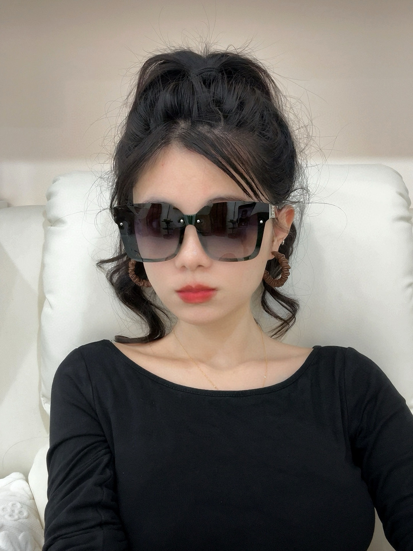  【CHANEL】香奈儿 2025新款潮流爆款 时尚方框太阳镜 佩戴舒适 网红潮款墨镜  ♥️♥️型号：