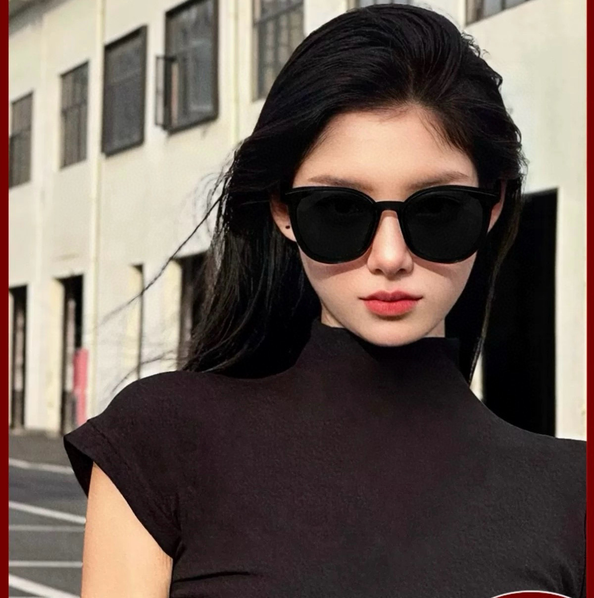  🔺 【GUCCI-偏光太阳镜】2025开春新款 潮流爆款 时尚方框偏光太阳镜 高品质 佩戴舒适 网红潮