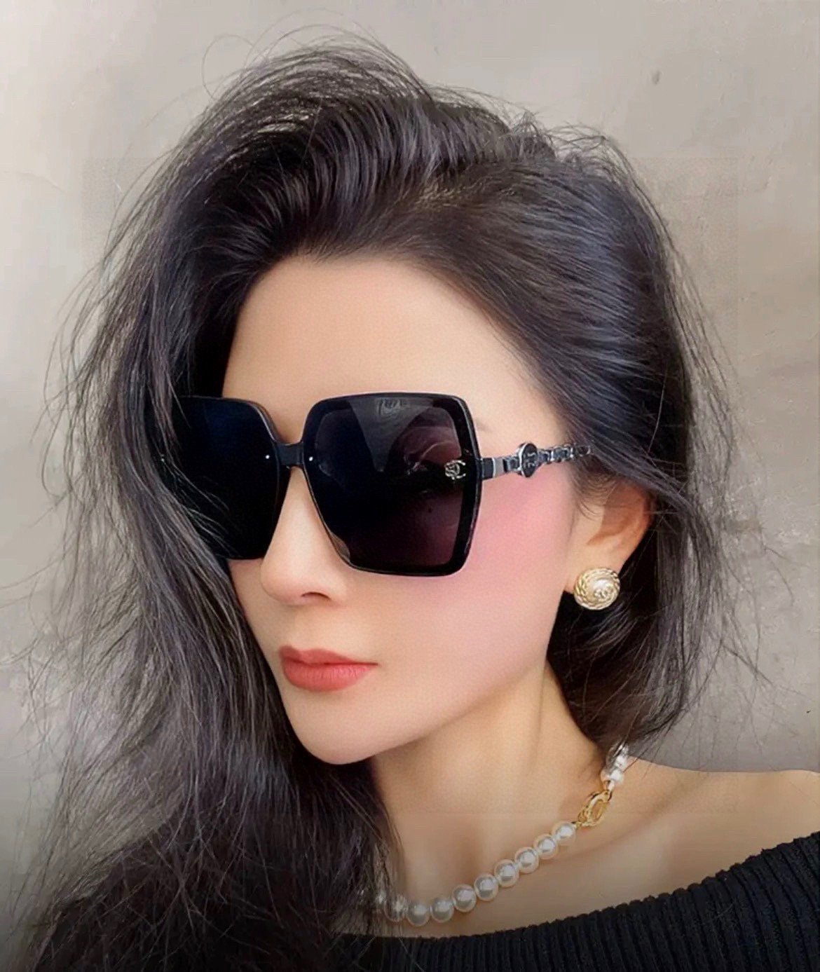  香奈儿 2025开春新款太阳镜 各路网红纷纷带起气场满分‼️ 俏皮甜美.上脸效果更佳.金属质感超好 型