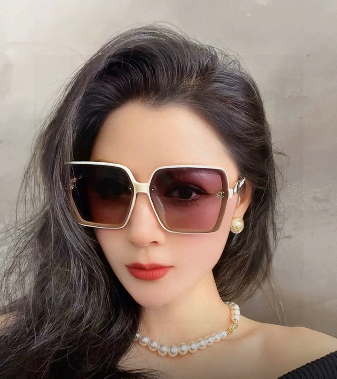  香奈儿 2025开春新款太阳镜 各路网红纷纷带起气场满分‼️ 俏皮甜美.上脸效果更佳.金属质感超好 型