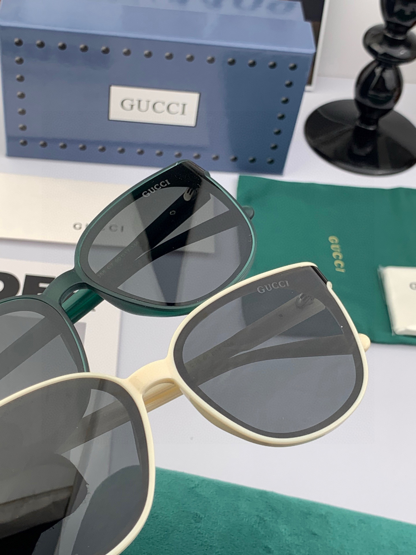 🔺 【GUCCI】2025开春新款 潮流爆款 时尚圆框偏光太阳镜 高品质 佩戴舒适 网红潮款墨镜 女士高