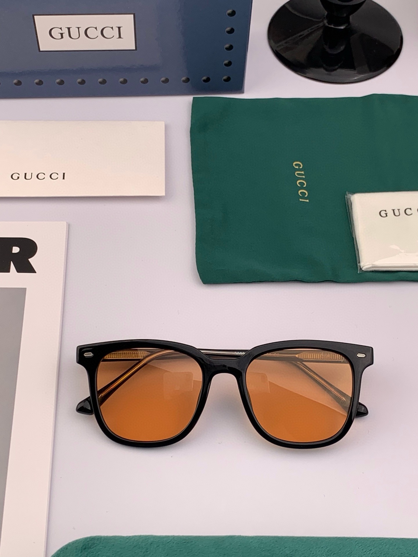  🔺GUCCI🔻古驰 GG圆框太阳镜 完美品质 🎓独特设计  适合各种脸型 亮相时装周 超时尚百搭 实物