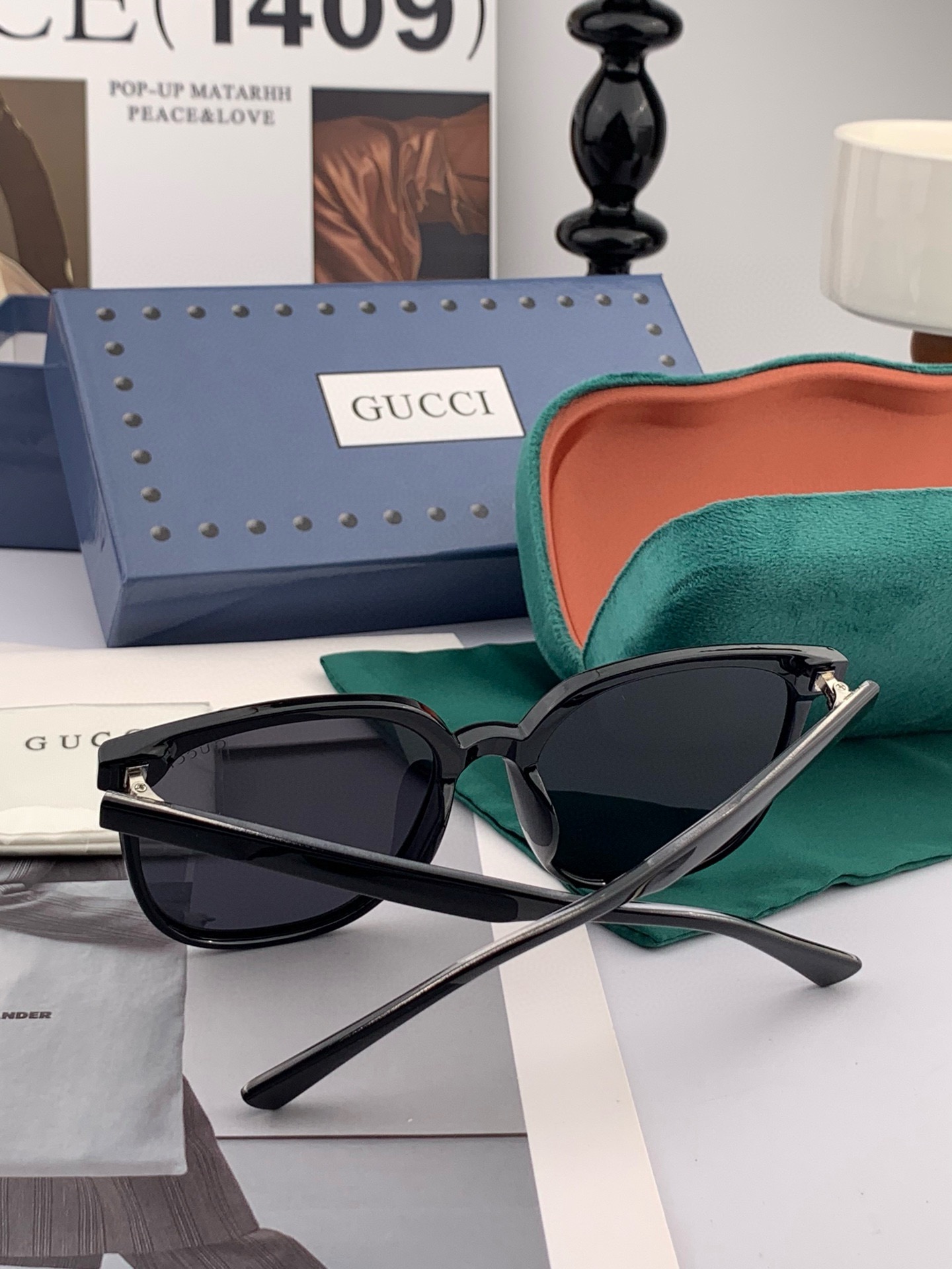  🔺GUCCI🔻古驰 GG圆框太阳镜 完美品质 🎓独特设计  适合各种脸型 亮相时装周 超时尚百搭 实物