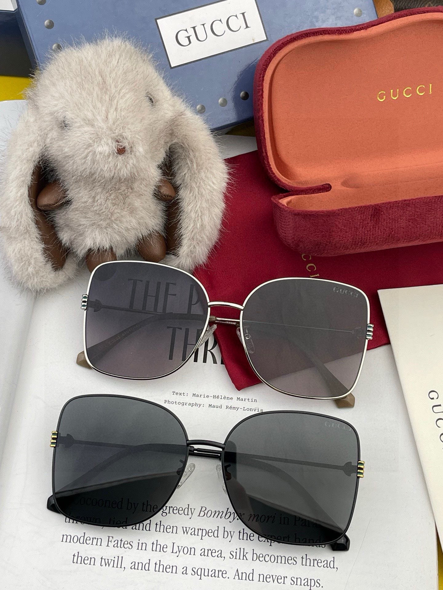 🔺 【GUCCI-尼龙偏光太阳镜】2024开春新款 潮流爆款 时尚圆框偏光太阳镜 高品质 佩戴舒适 网红