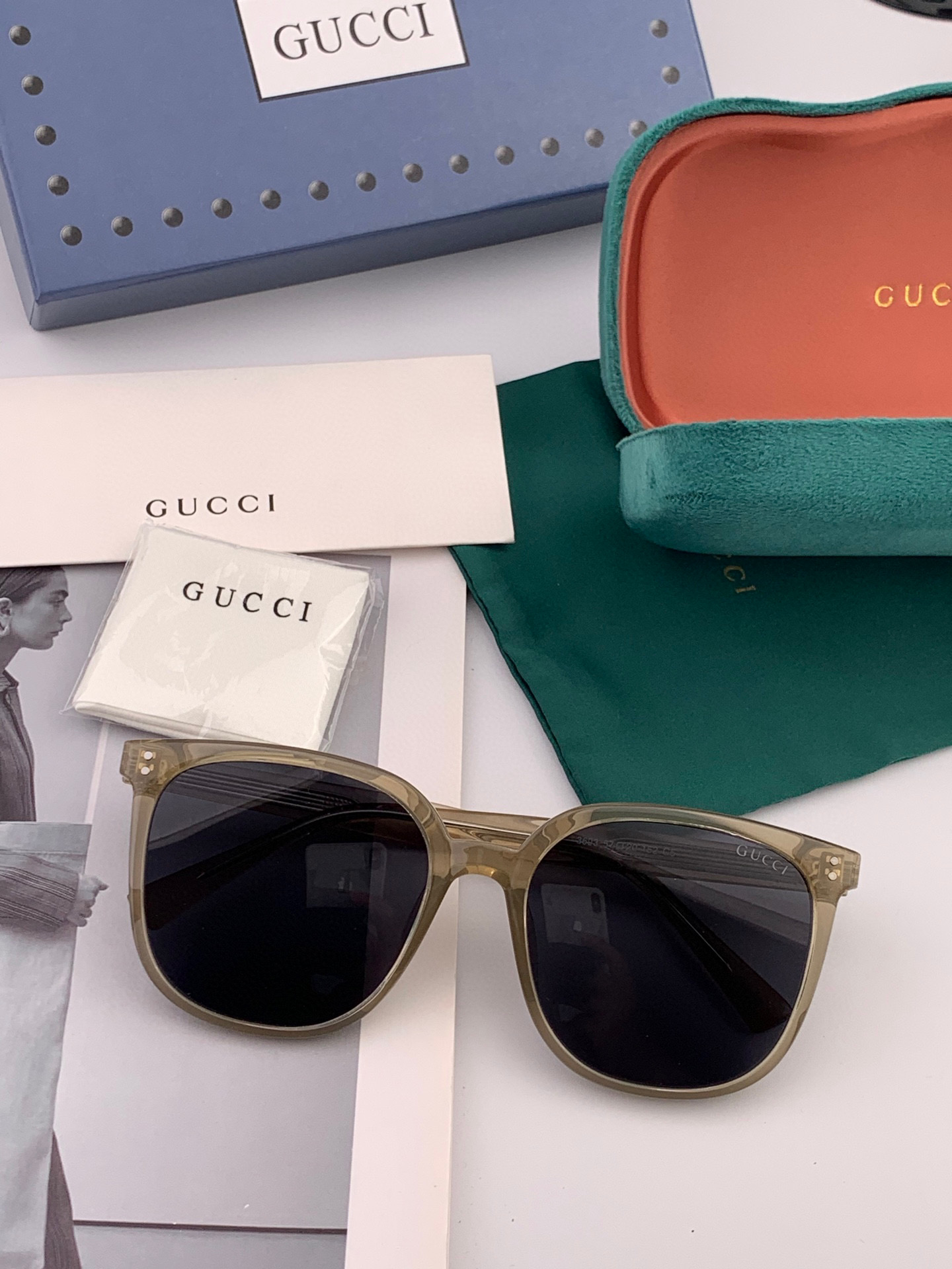  🔺GUCCI🔻古驰 GG圆框太阳镜 完美品质 🎓独特设计  适合各种脸型 亮相时装周 超时尚百搭 实物