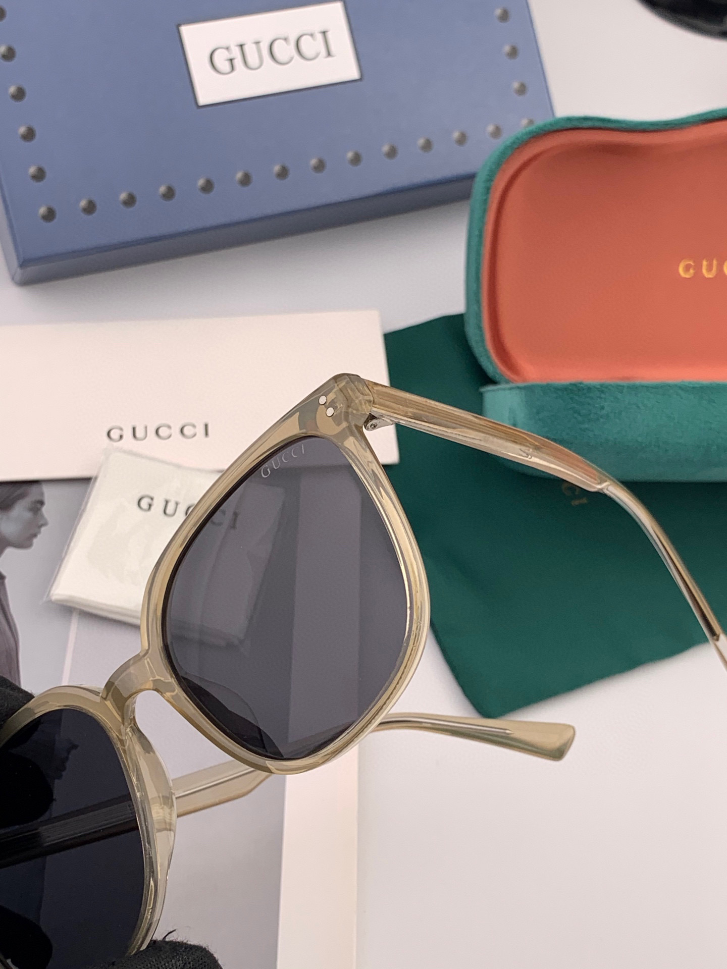  🔺GUCCI🔻古驰 GG圆框太阳镜 完美品质 🎓独特设计  适合各种脸型 亮相时装周 超时尚百搭 实物