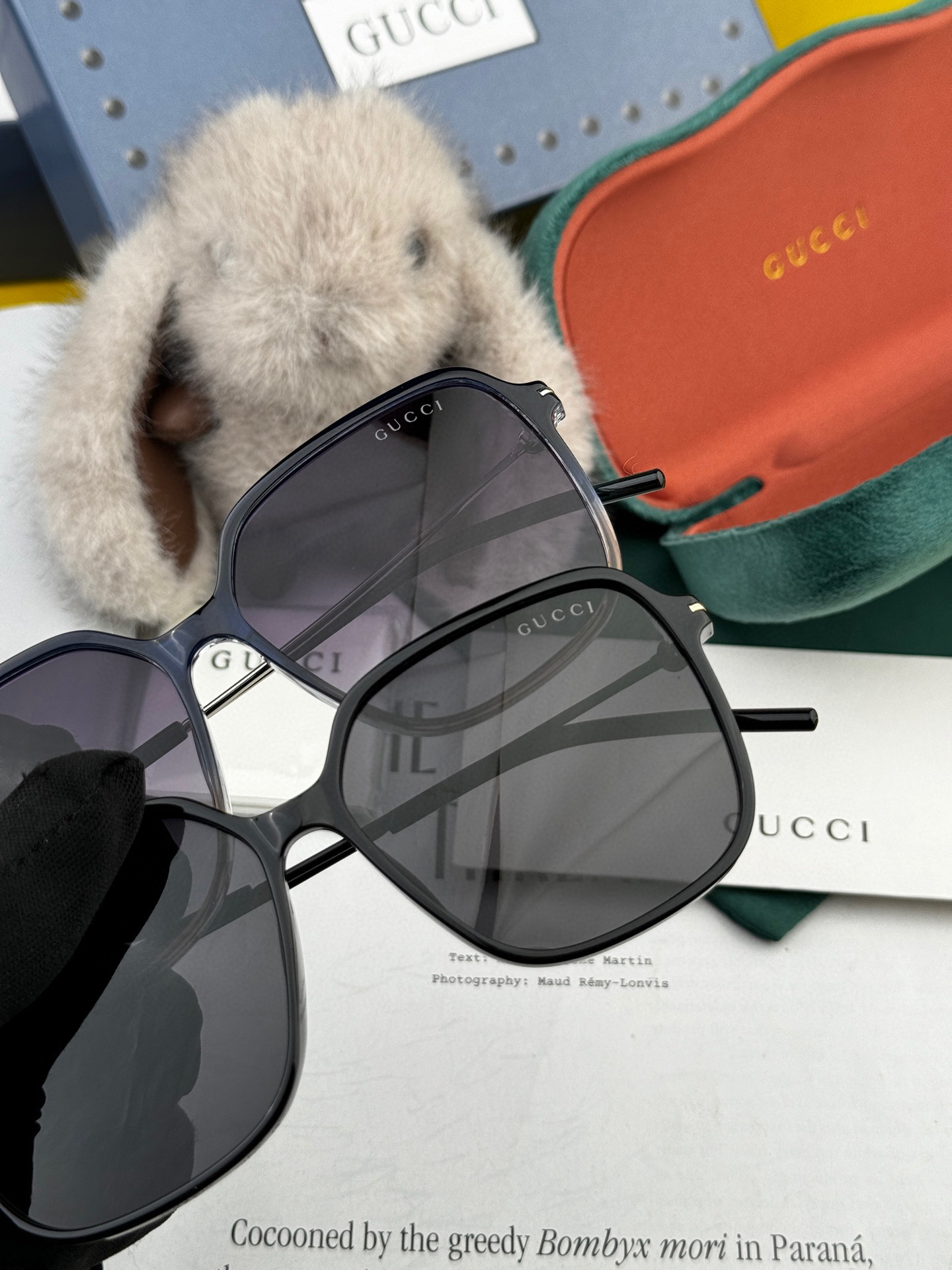  🔺 【GUCCI】2025开春新款 潮流爆款 时尚圆框偏光太阳镜 高品质 佩戴舒适 网红潮款墨镜 女