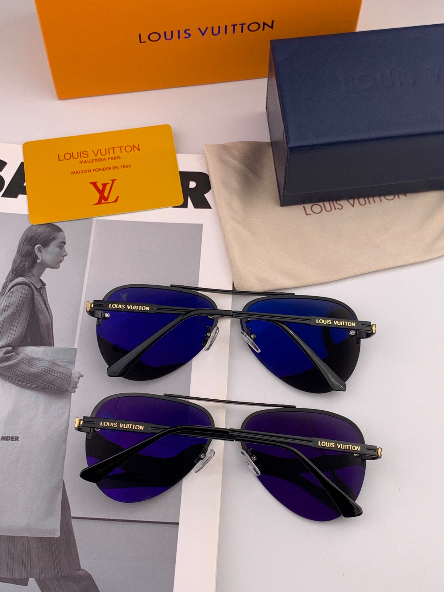  2025新款 LOUIS VUITTON-路易家  新品LV蛤蟆框太阳镜 每一付都是精品 ❤️时尚达人