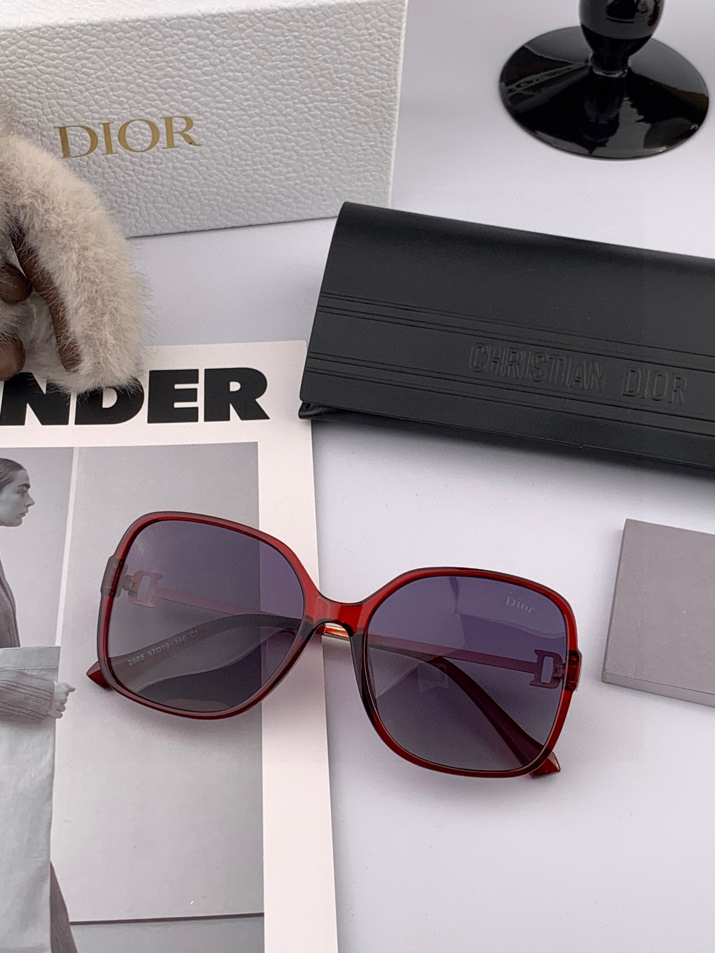  【DIOR】迪奥偏光太阳镜 时尚造型 开车驾驶镜时尚墨镜🌸世界顶级奢华品牌，品质保证！😍😍经典款, 明