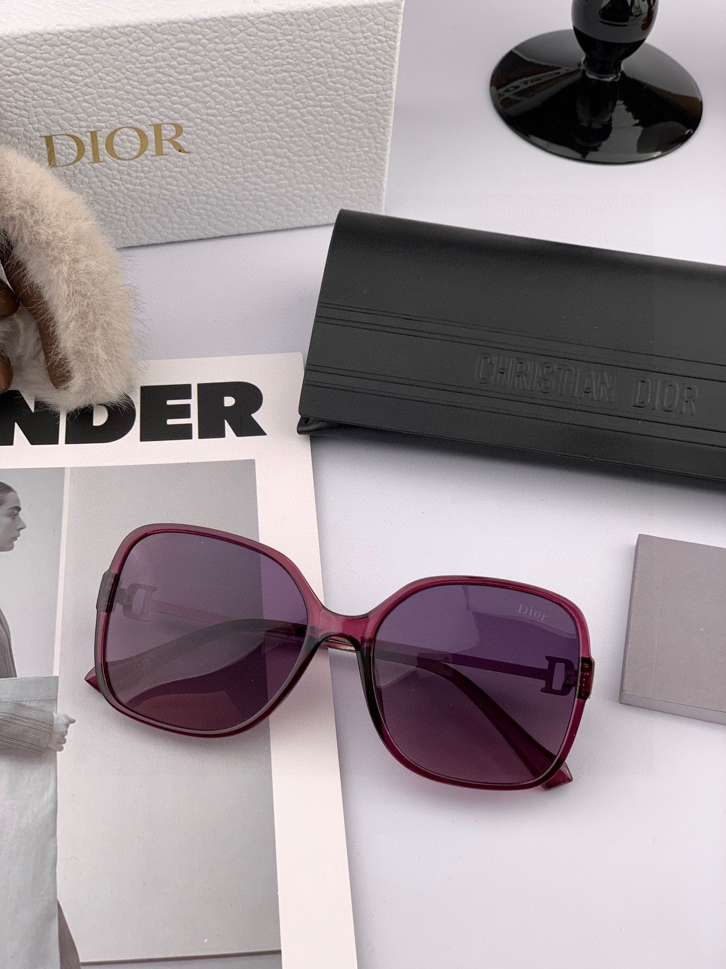  【DIOR】迪奥偏光太阳镜 时尚造型 开车驾驶镜时尚墨镜🌸世界顶级奢华品牌，品质保证！😍😍经典款, 明