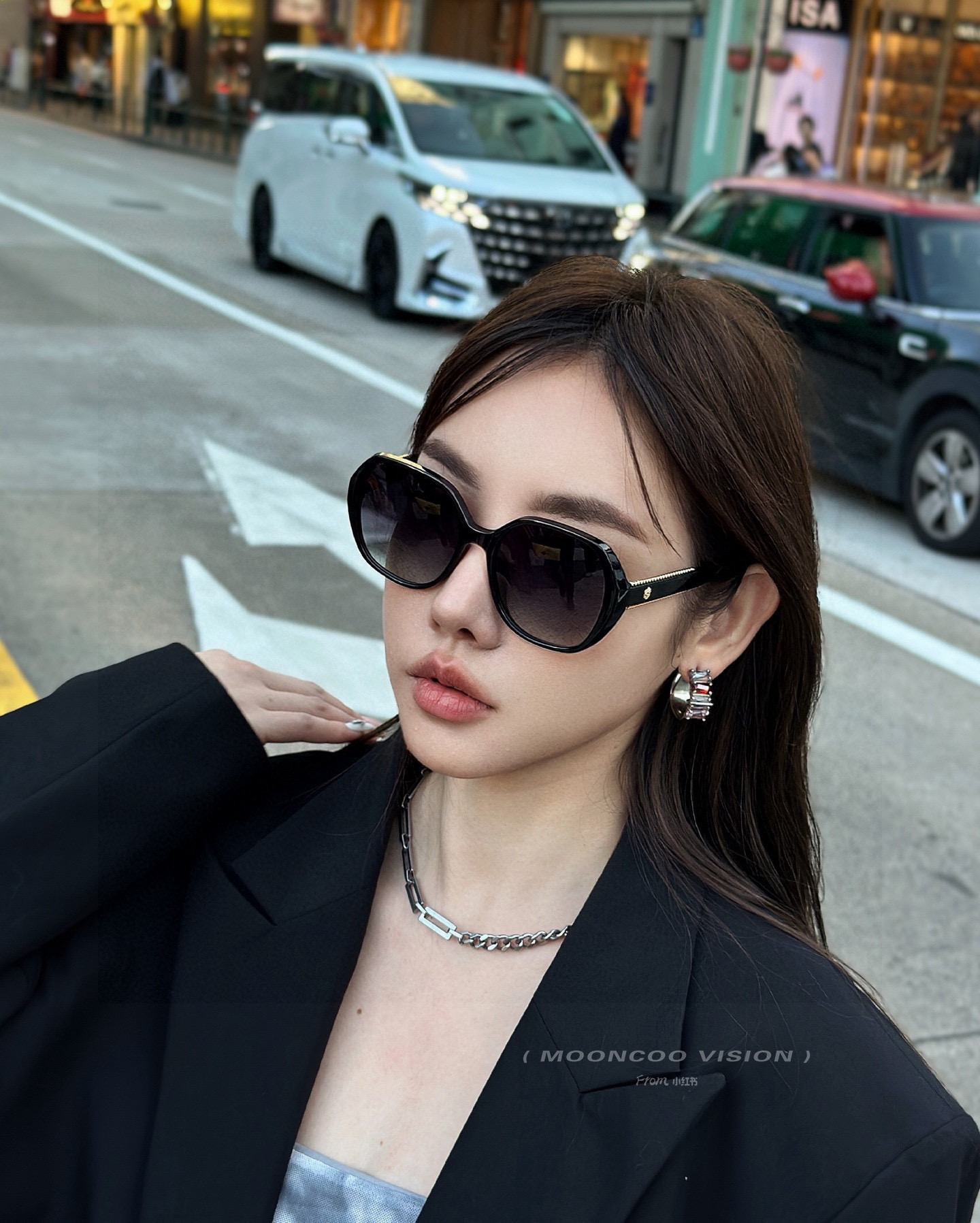 【CHANEL】香奈儿 2025新款潮流爆款 时尚方框太阳镜 佩戴舒适 网红潮款墨镜  女士高清加厚偏光