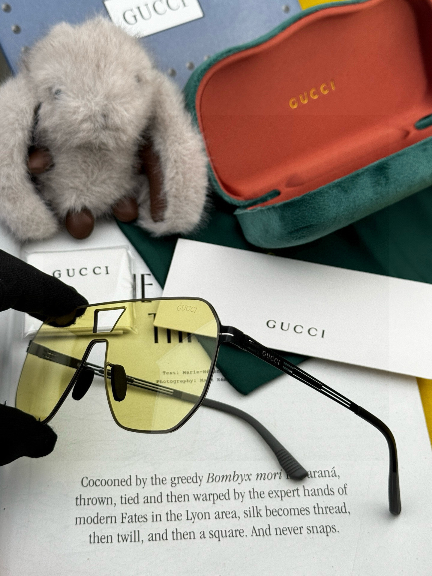 GUCCI 2025 Polygonal Sunglasses: Stylish, Durable, and Lightweight Eyewear - 图片 6