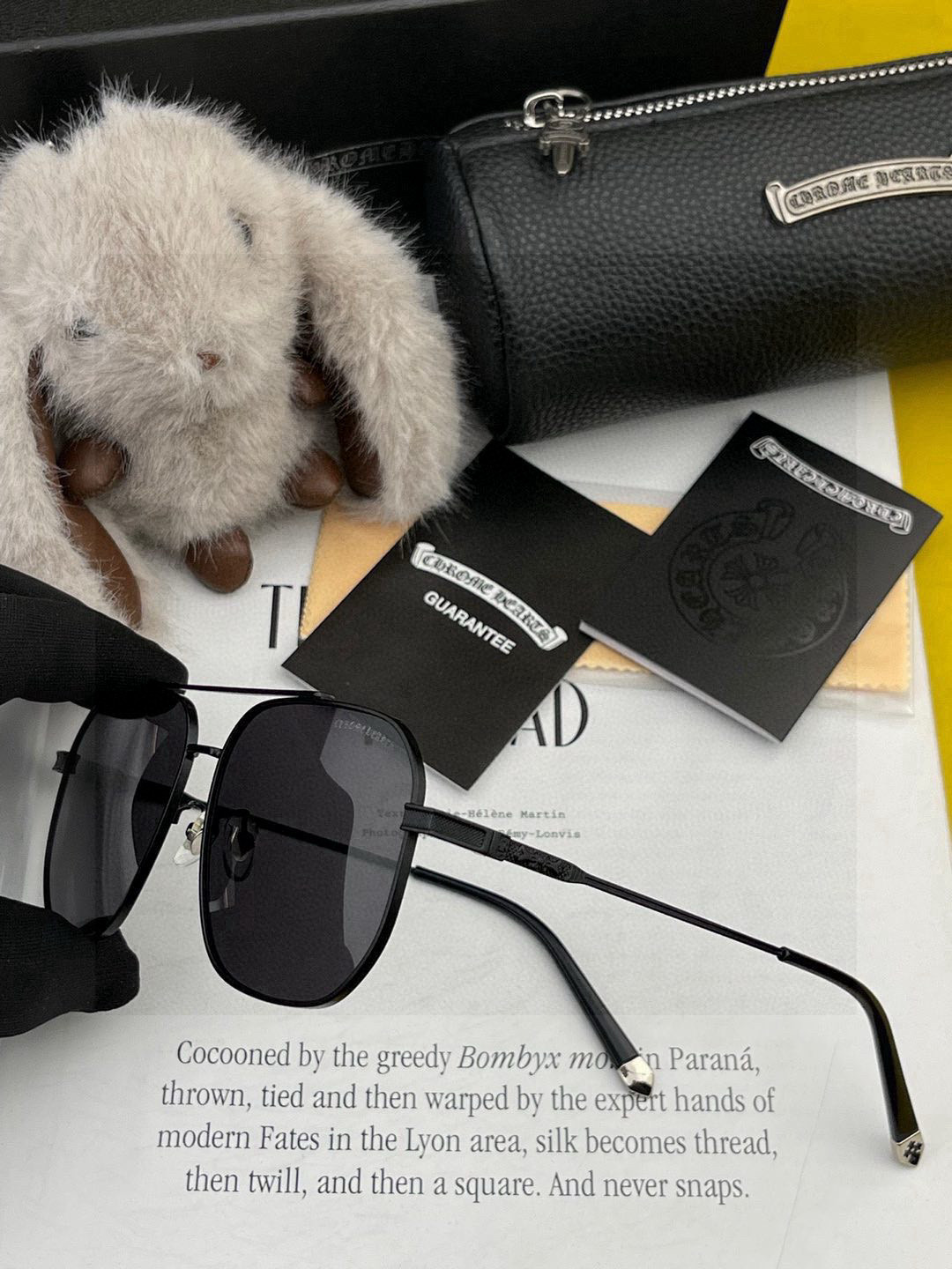   CHROME HEART 克罗心新款太阳眼镜 太阳镜墨镜 风镜设计理念！ KLX2861