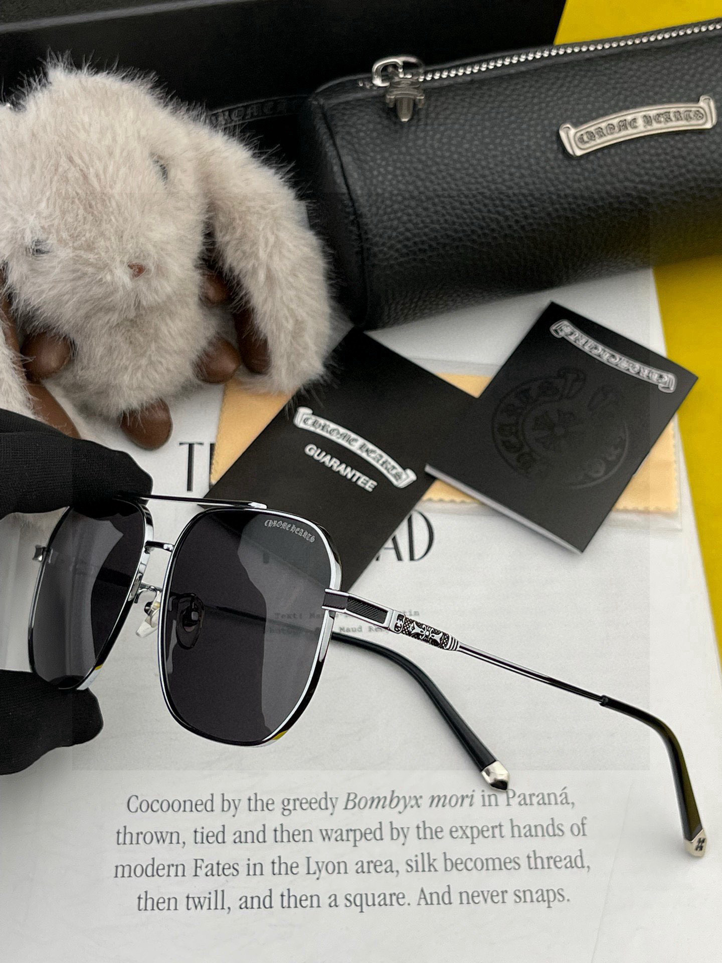   CHROME HEART 克罗心新款太阳眼镜 太阳镜墨镜 风镜设计理念！ KLX2861