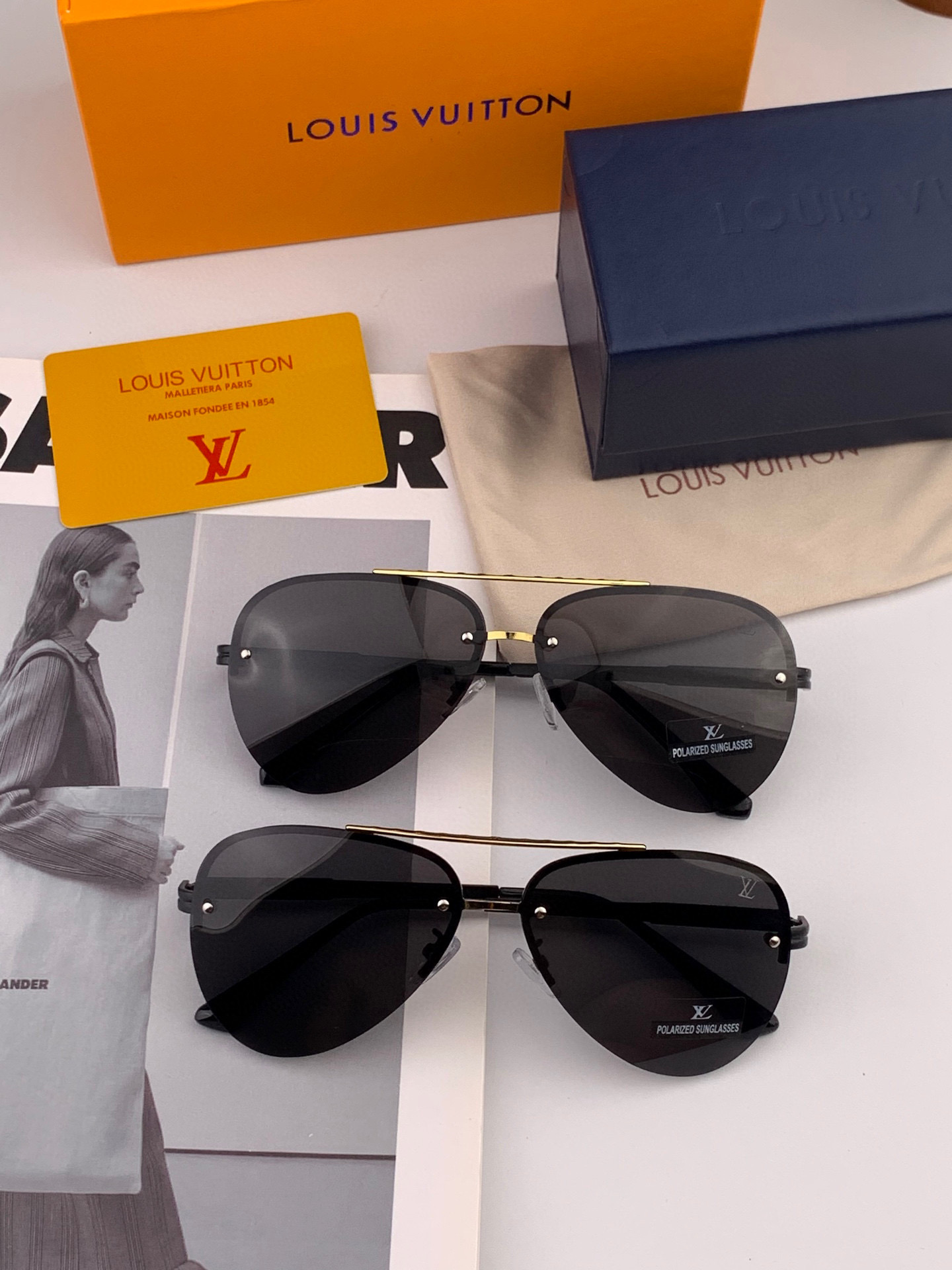  2025新款 LOUIS VUITTON-路易家  新品LV蛤蟆框太阳镜 每一付都是精品 ❤️时尚达人