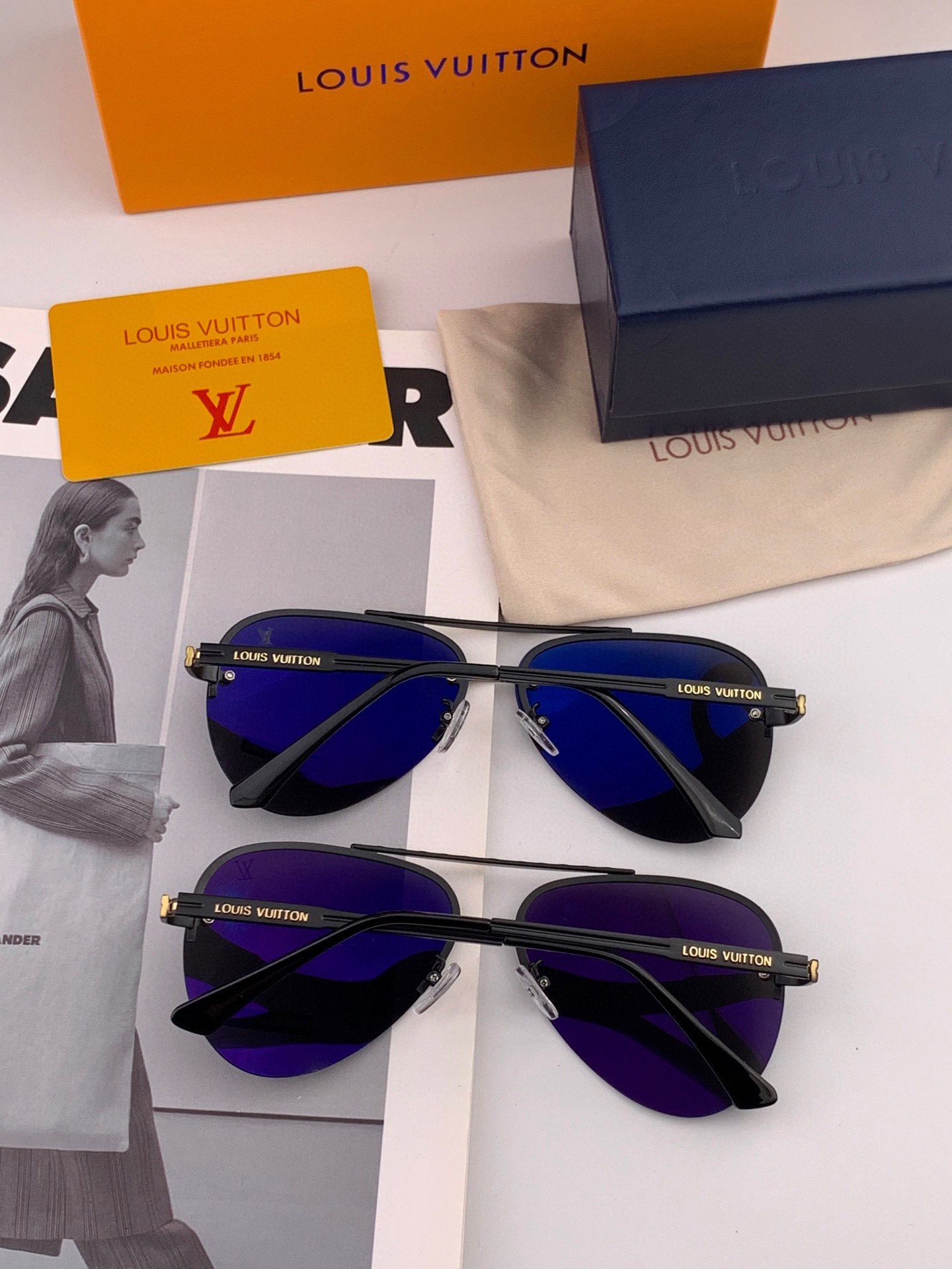  2025新款 LOUIS VUITTON-路易家  新品LV蛤蟆框太阳镜 每一付都是精品 ❤️时尚达人