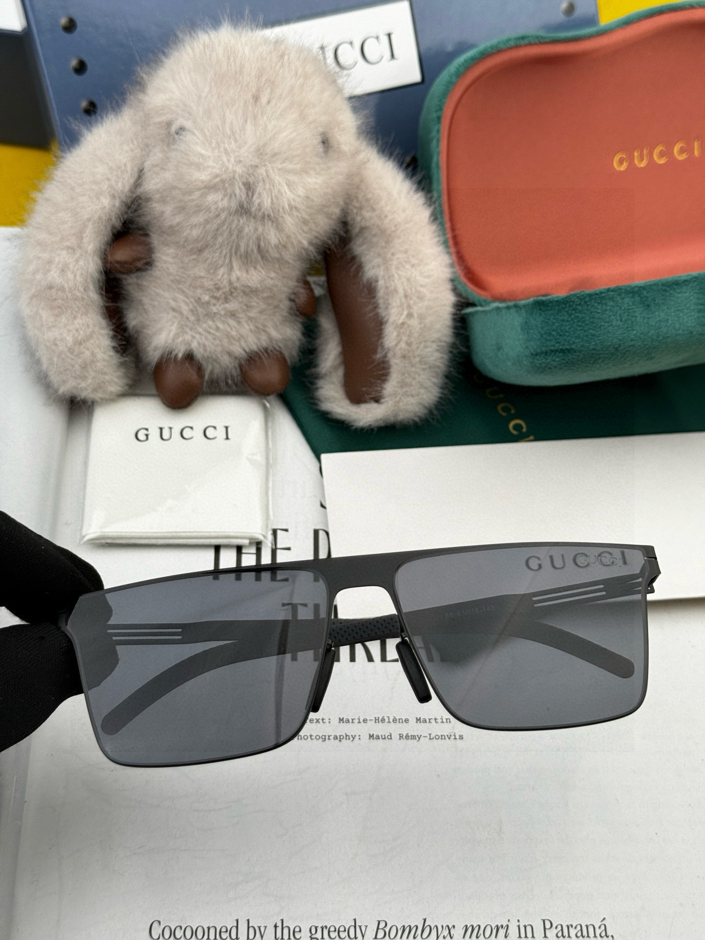 ♦️ GUCCI 2025新款男女情侣款太阳镜多边形墨镜iP电镀永不褪色 超轻超有弹性整幅眼镜无螺丝重要