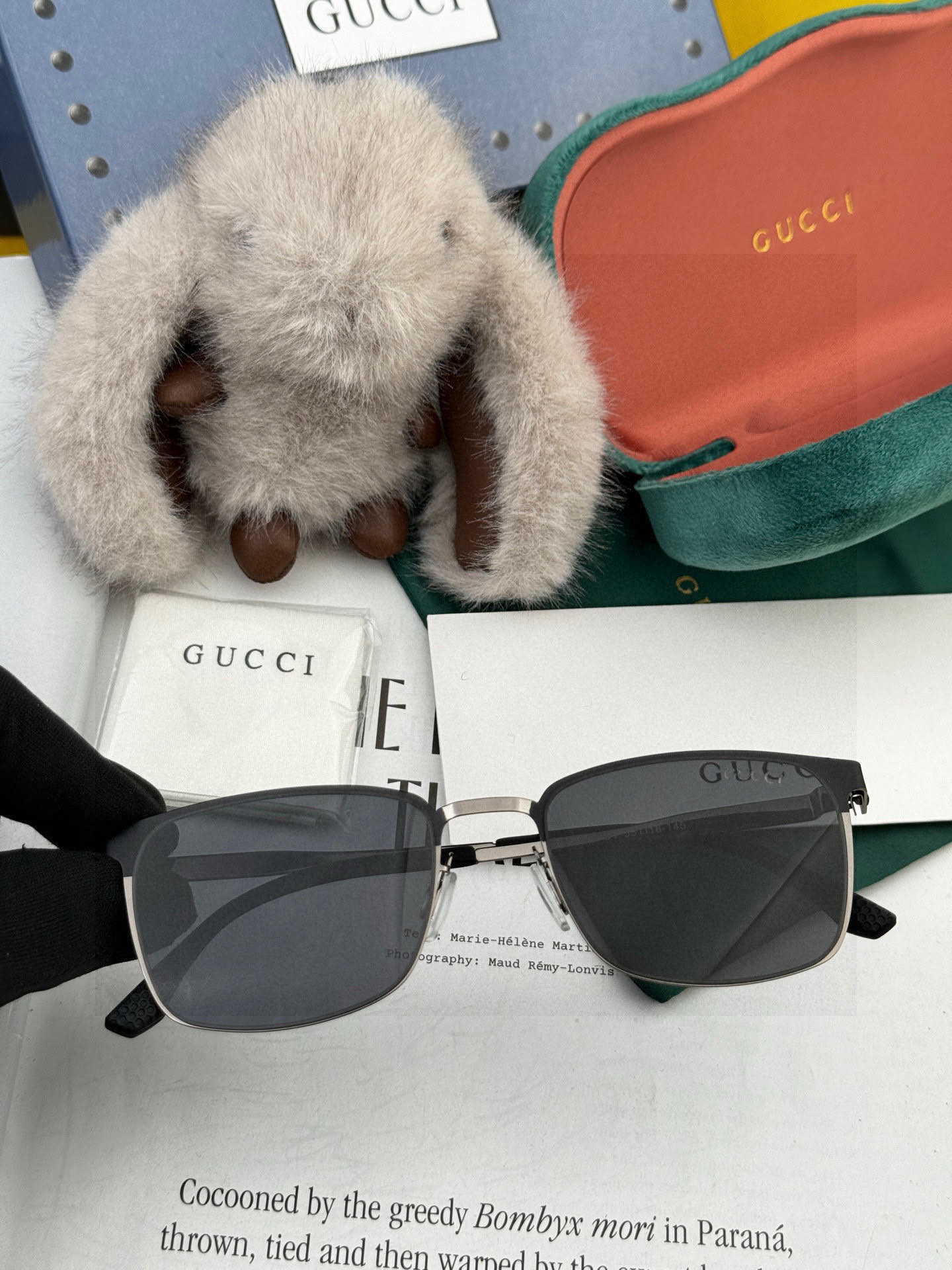 ♦️GUCCI 2025新款男女情侣款太阳镜多边形墨镜iP电镀永不褪色 超轻超有弹性整幅眼镜无螺丝重要的