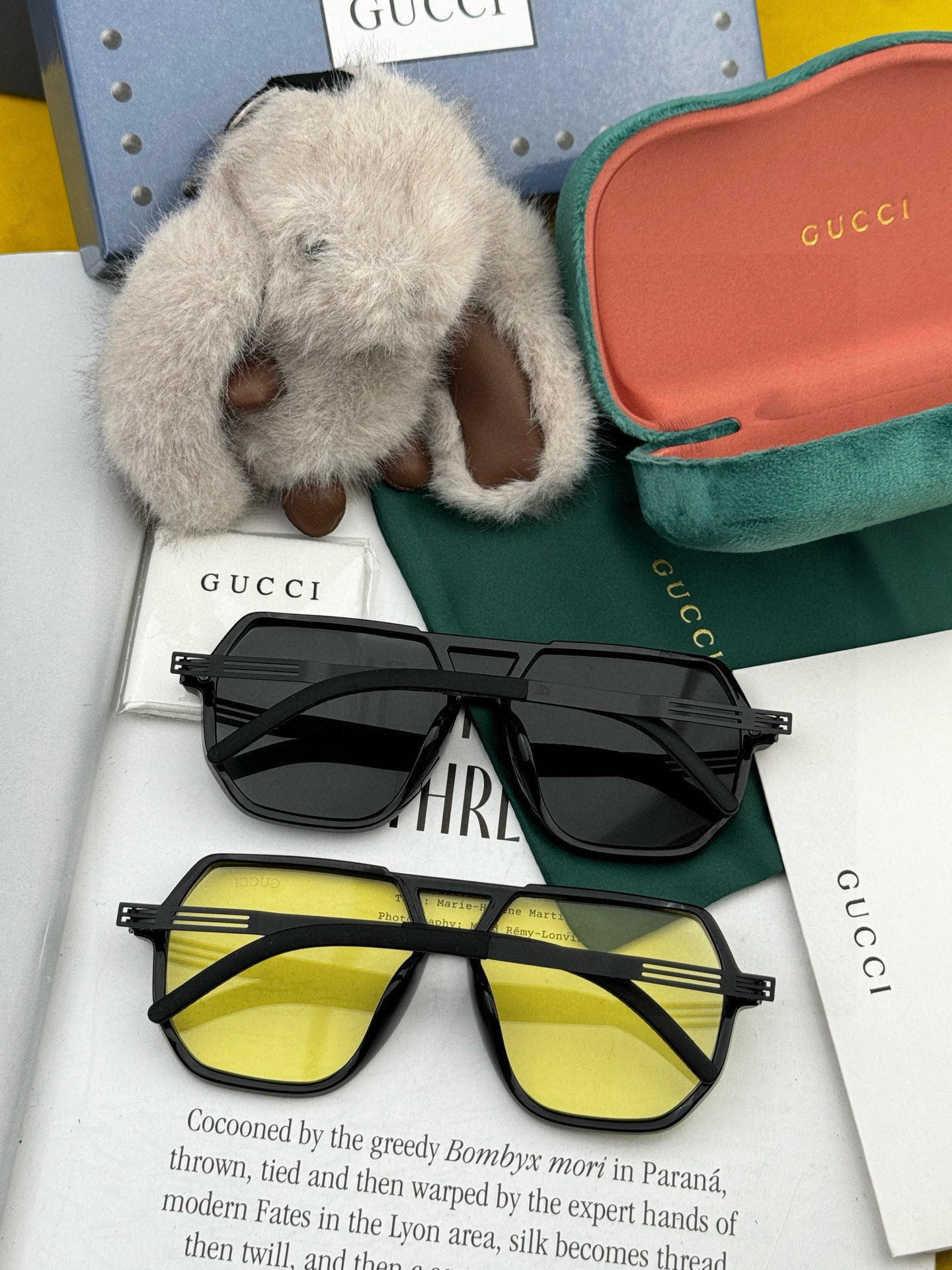 ♦️ GUCCI 2025新款男女情侣款太阳镜多边形墨镜iP电镀永不褪色 超轻超有弹性整幅眼镜无螺丝重要