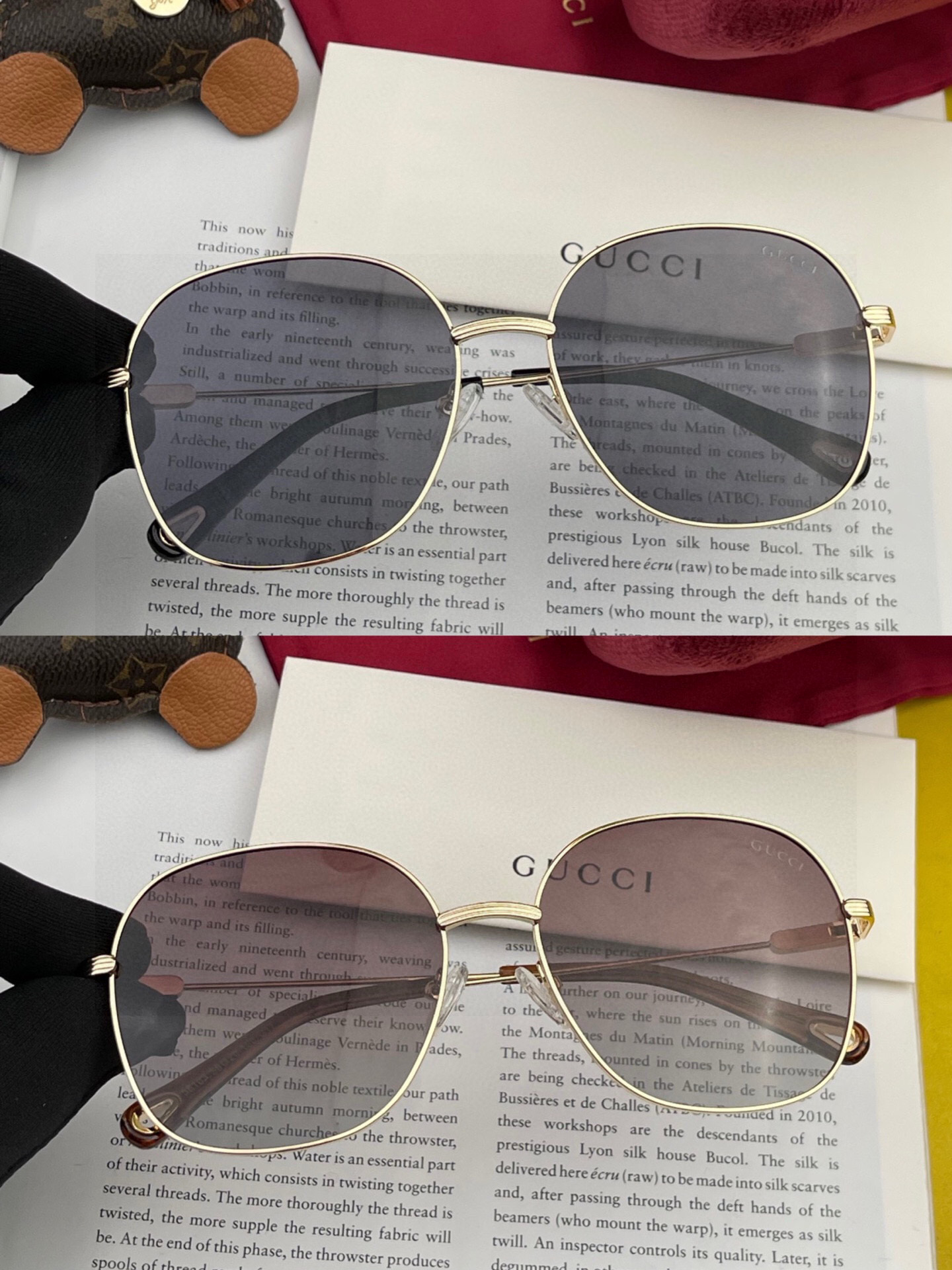 【偏光系列太阳镜】🎈原版出货GUCCI网红超爆款💙经典奢华全球风强酷亲亲 时尚圆框太阳镜得意 气质非凡😄