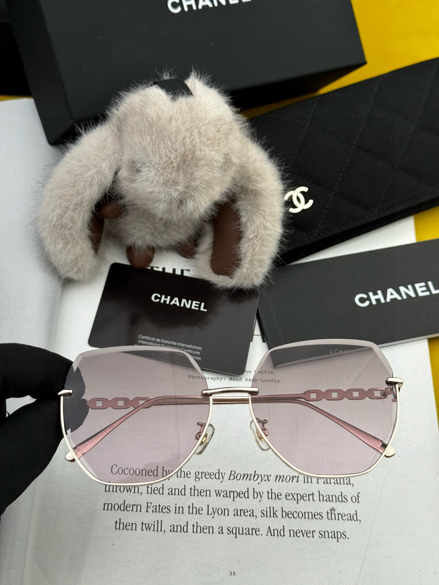 🔺 【香奈儿-尼龙偏光太阳镜】2025开春新款 潮流爆款 时尚多边形偏光太阳镜 高品质 佩戴舒适 网红潮