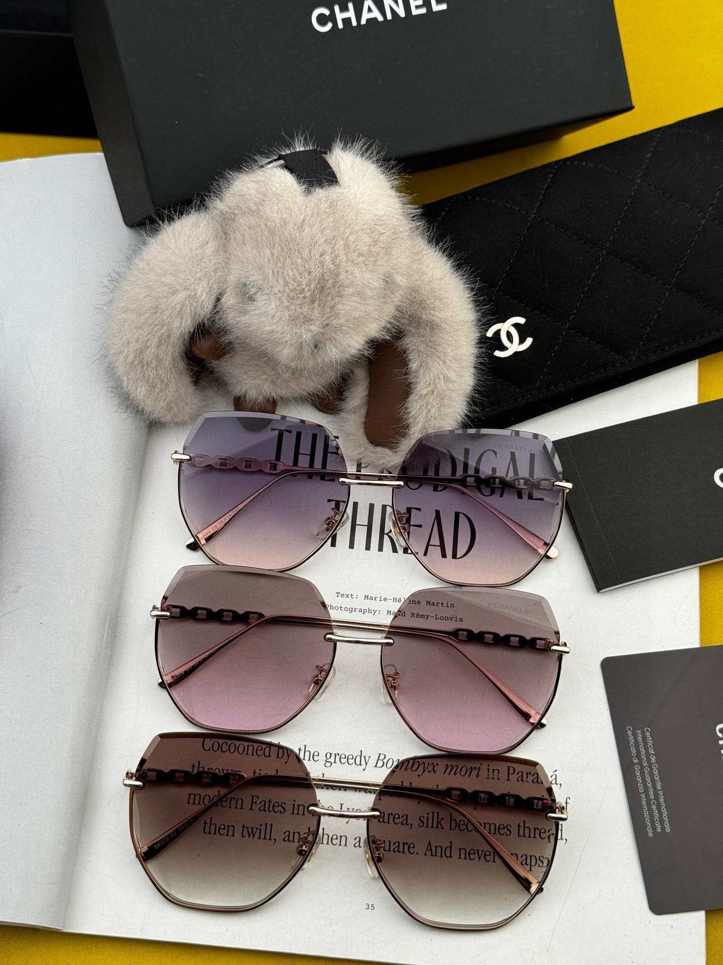 🔺 【香奈儿-尼龙偏光太阳镜】2025开春新款 潮流爆款 时尚多边形偏光太阳镜 高品质 佩戴舒适 网红潮