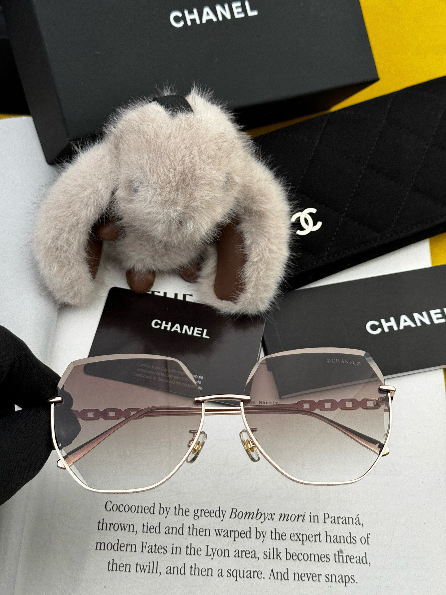 🔺 【香奈儿-尼龙偏光太阳镜】2025开春新款 潮流爆款 时尚多边形偏光太阳镜 高品质 佩戴舒适 网红潮