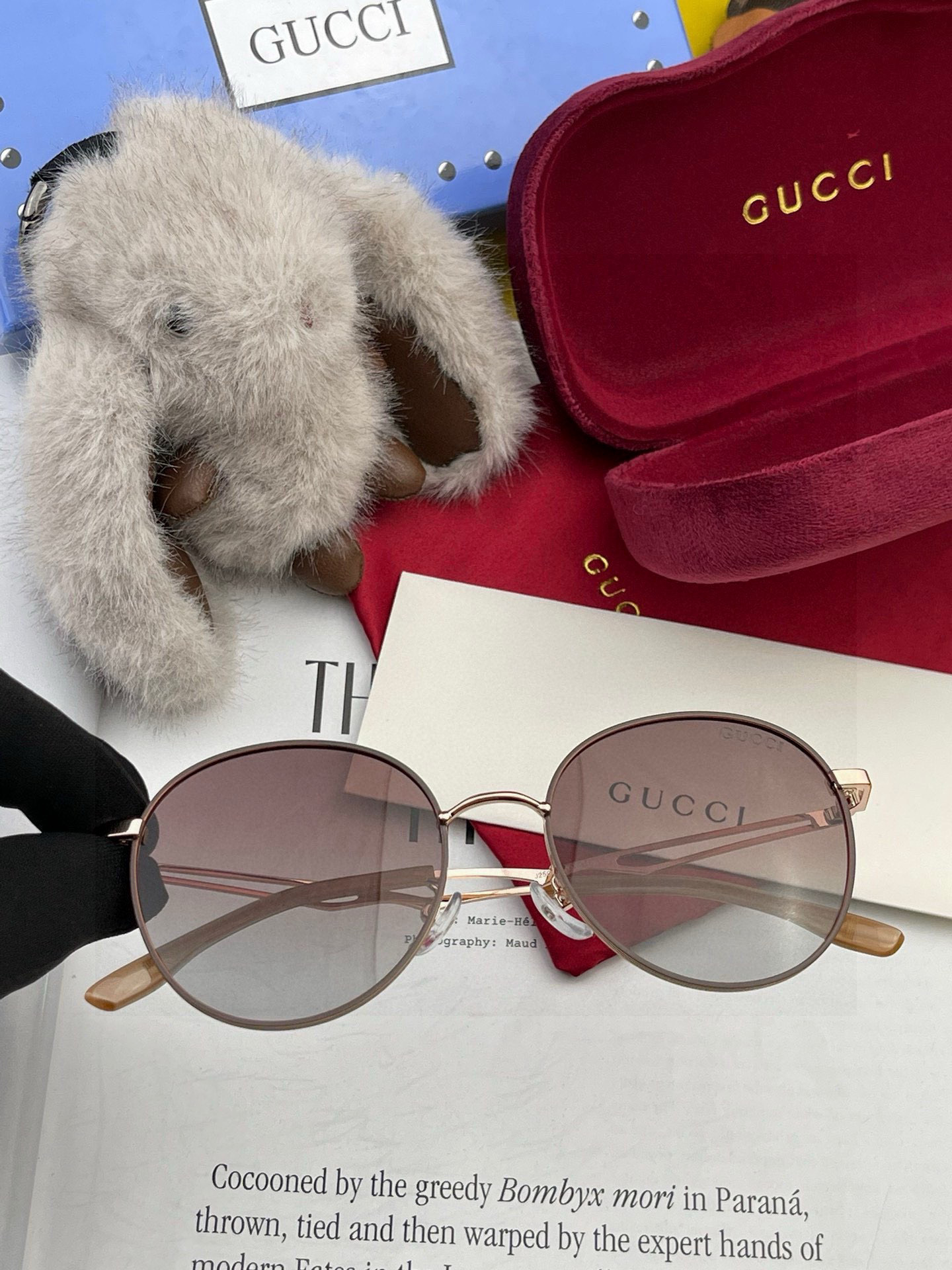  GUCCI 2025开春新款 最新款圆框太阳镜 各路网红纷纷带起气场满分‼️ 俏皮甜美.上脸效果更佳.