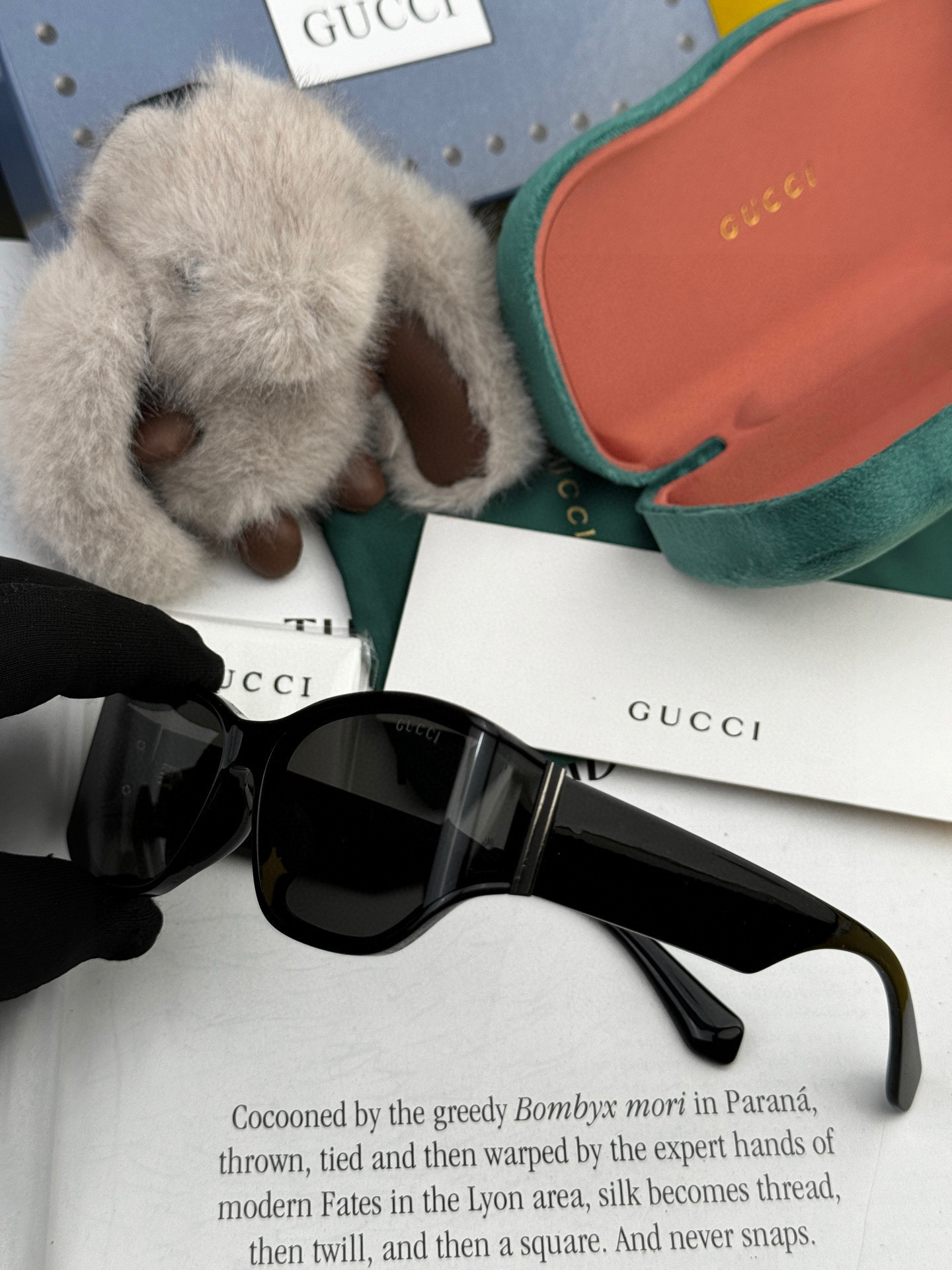 🔺 【GUCCI】2025开春新款 潮流爆款 时尚方框偏光太阳镜 高品质 佩戴舒适 网红潮款墨镜 女士高