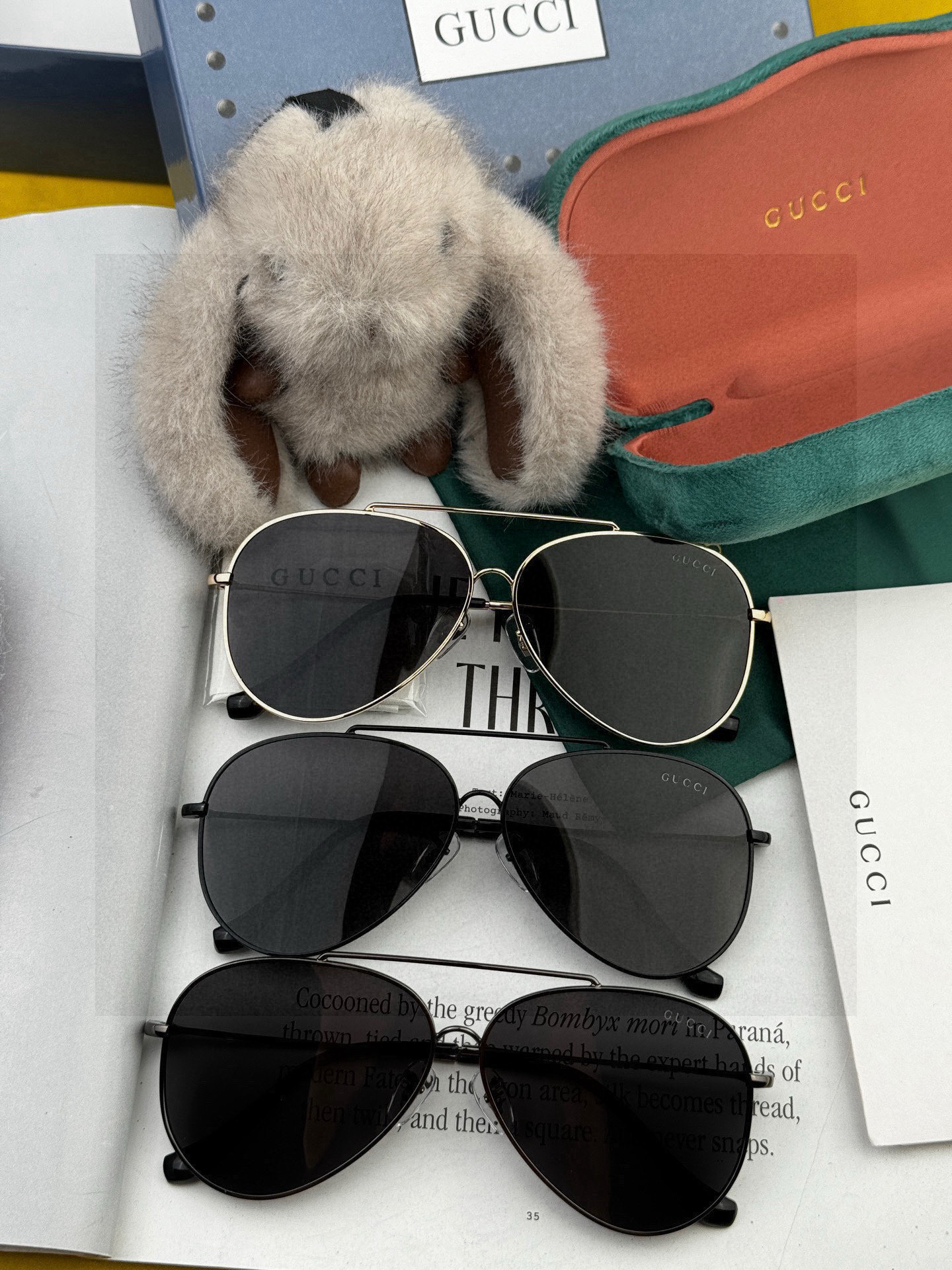   Gucci 。  高品质男女款墨镜   👍 进口宝丽来偏光镜片  。蛤蟆镜 开车钓鱼都可 。百搭显瘦