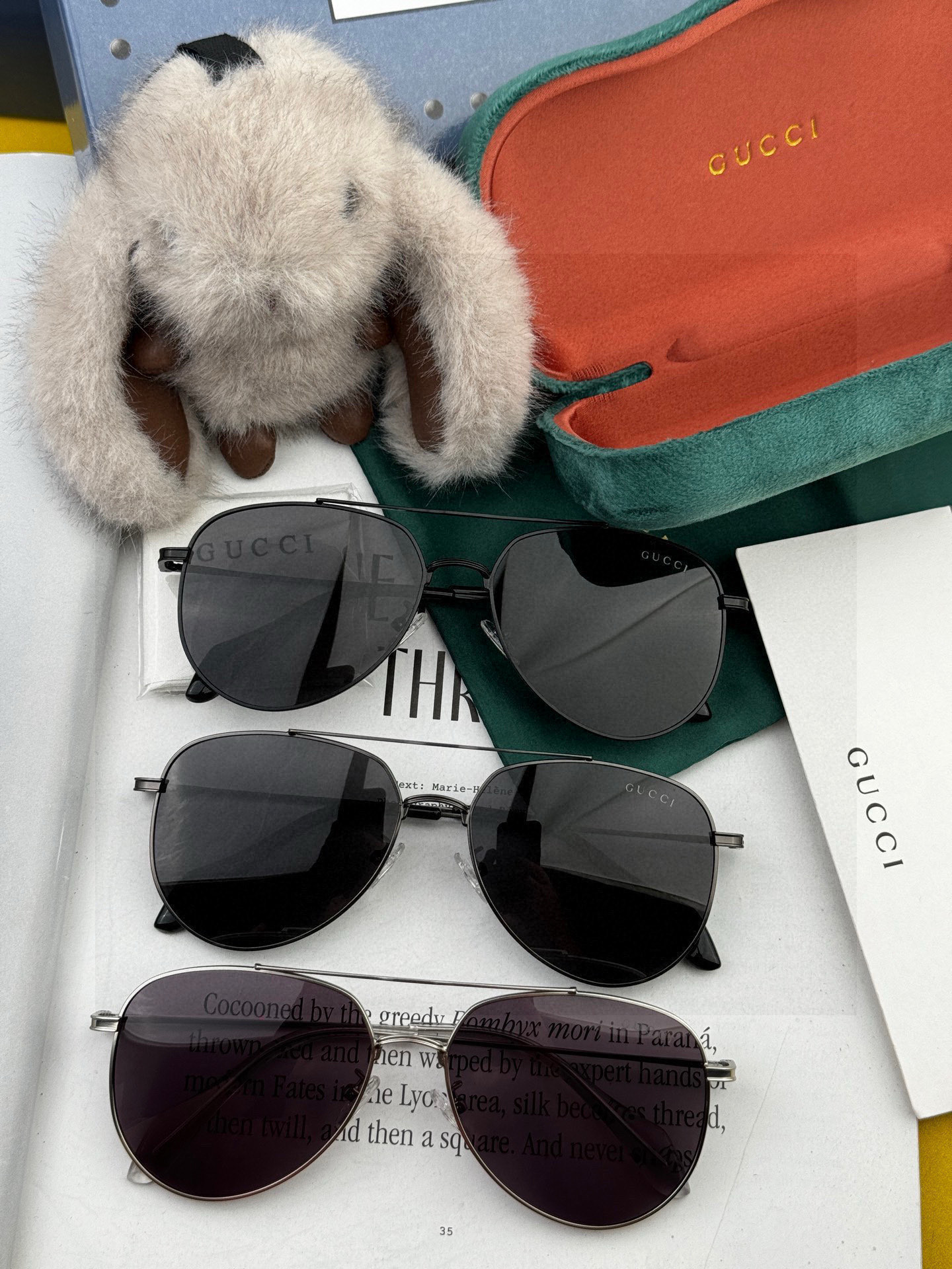   Gucci 。  高品质男女款墨镜   👍 进口宝丽来偏光镜片  。蛤蟆镜 开车钓鱼都可 。百搭显瘦