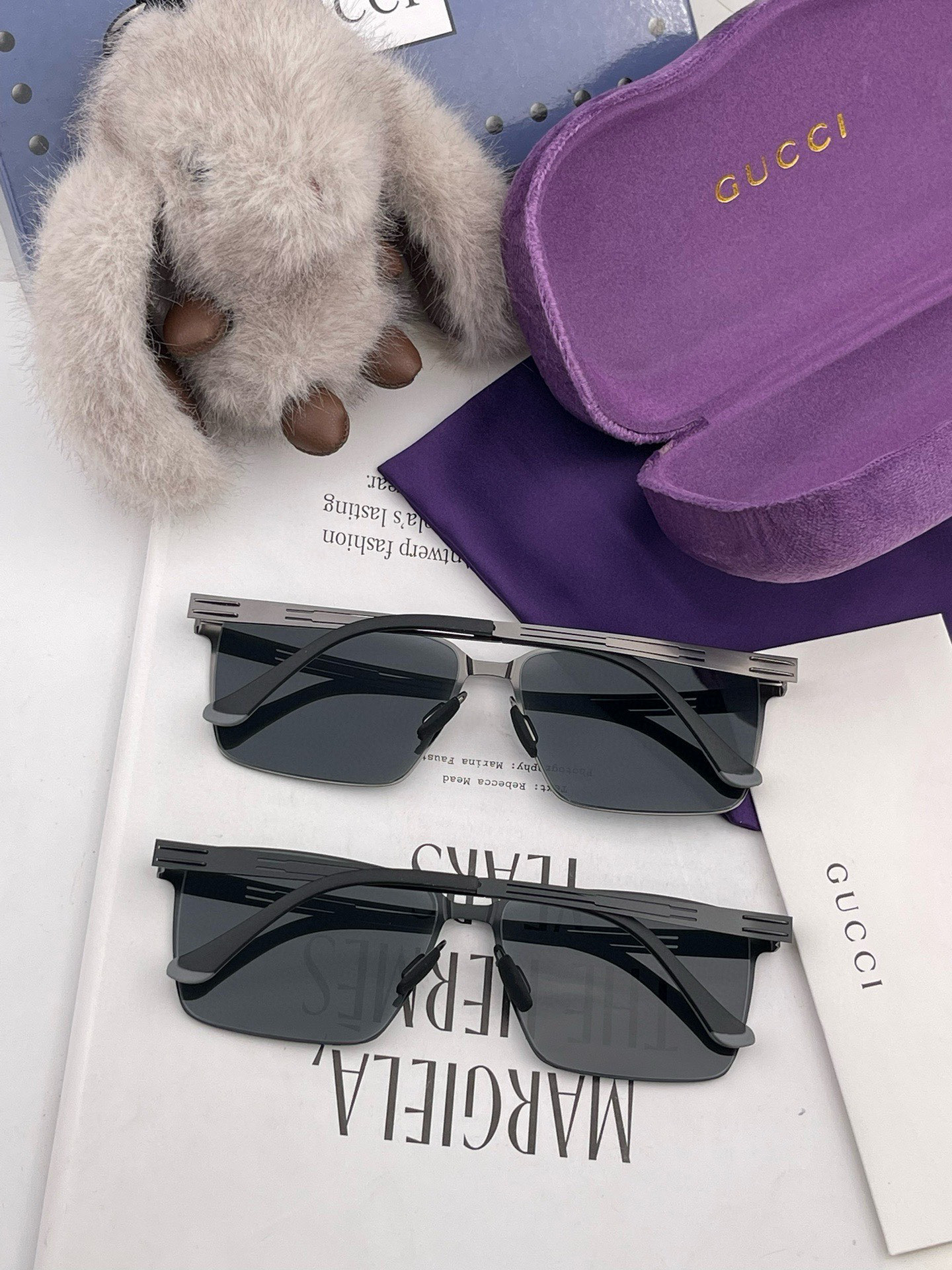 ♦️GUCCI 2025新款男女情侣款太阳镜多边形墨镜iP电镀永不褪色 超轻超有弹性整幅眼镜无螺丝重要的