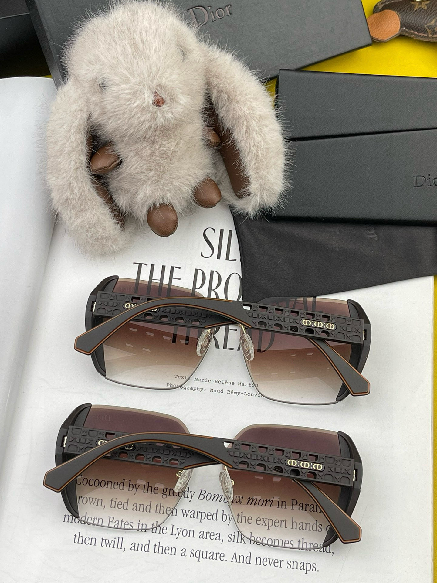  🔺 【DIOR-迪奥】2025开春新款 潮流爆款 时尚方框太阳镜 高品质 佩戴舒适 网红潮款墨镜 女士