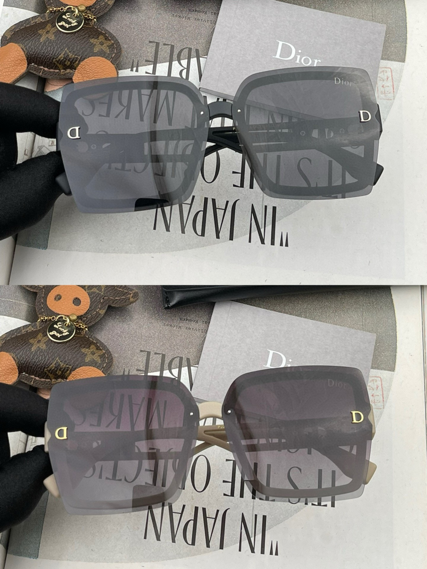   🔺 【DIOR-迪奥】2025开春新款 潮流爆款 时尚方框偏光太阳镜 高品质 佩戴舒适 网红潮款墨镜