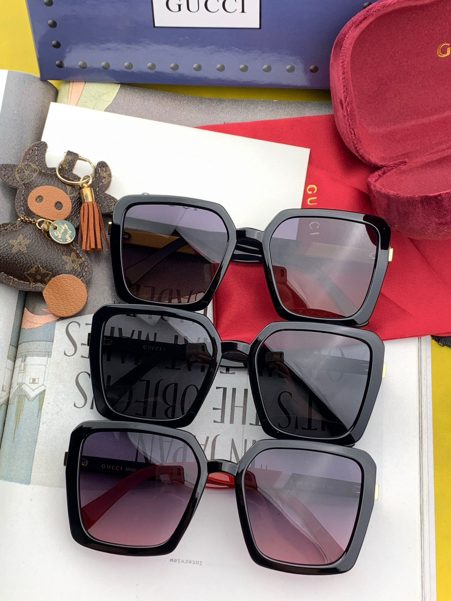   【TR偏光系列】Gucci   经典的方框设计，不挑脸型，无论搭配大衣还是连衣裙都非常显气质偏光镜片