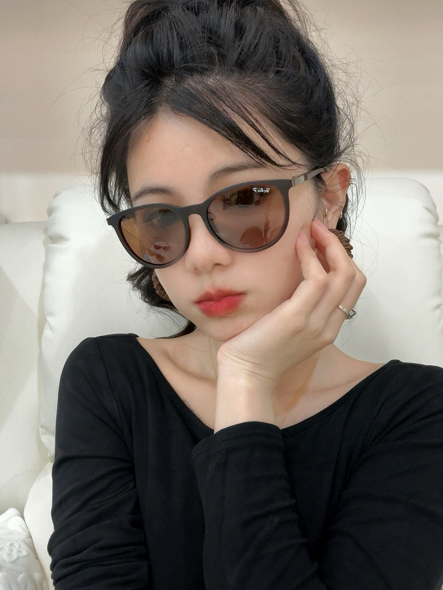  官方同步 品牌雷朋经典男女士玻璃太阳镜          材质：美国宝丽来高清防爆钢化玻璃镜片 型号：