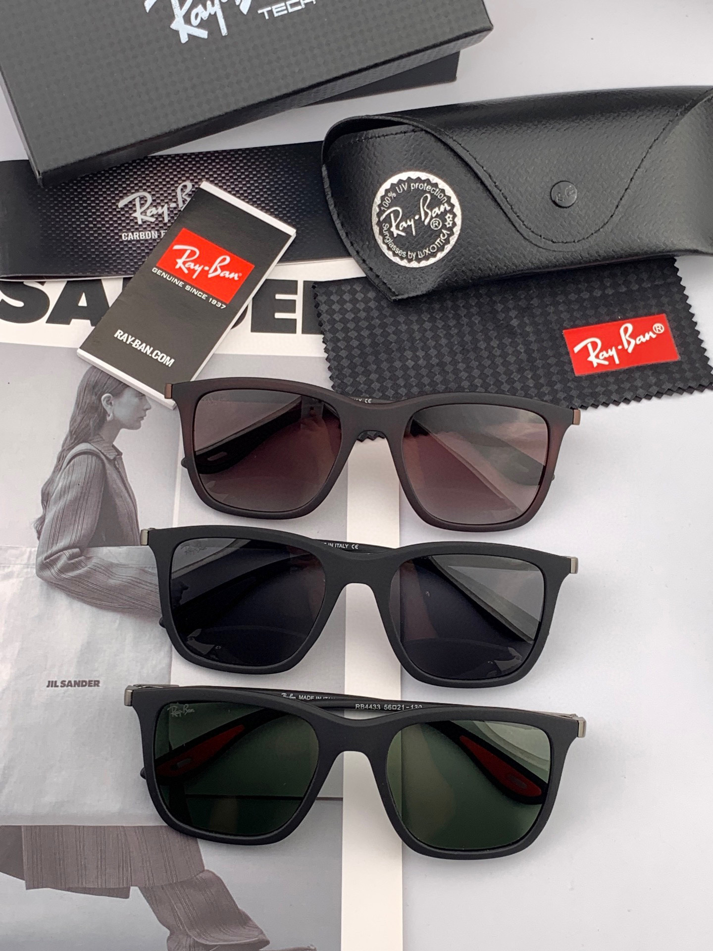  官方同步 品牌雷朋经典男女士玻璃太阳镜          材质：美国宝丽来高清防爆钢化玻璃镜片 型号：