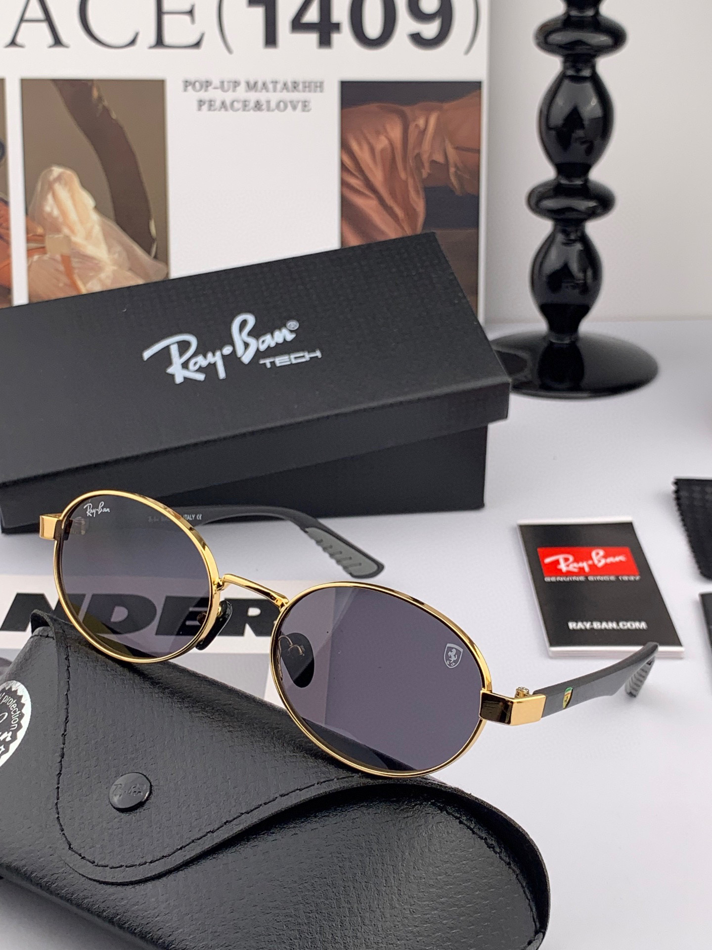  官方同步 品牌雷朋经典男女士玻璃太阳镜          材质：美国宝丽来高清防爆钢化玻璃镜片 型号：