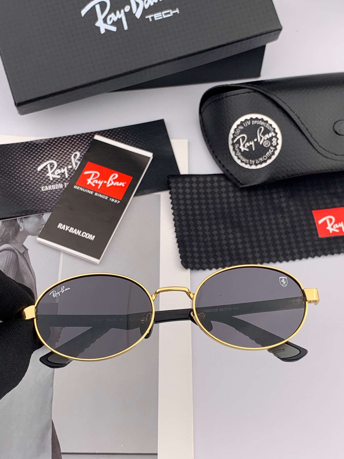  官方同步 品牌雷朋经典男女士玻璃太阳镜          材质：美国宝丽来高清防爆钢化玻璃镜片 型号：