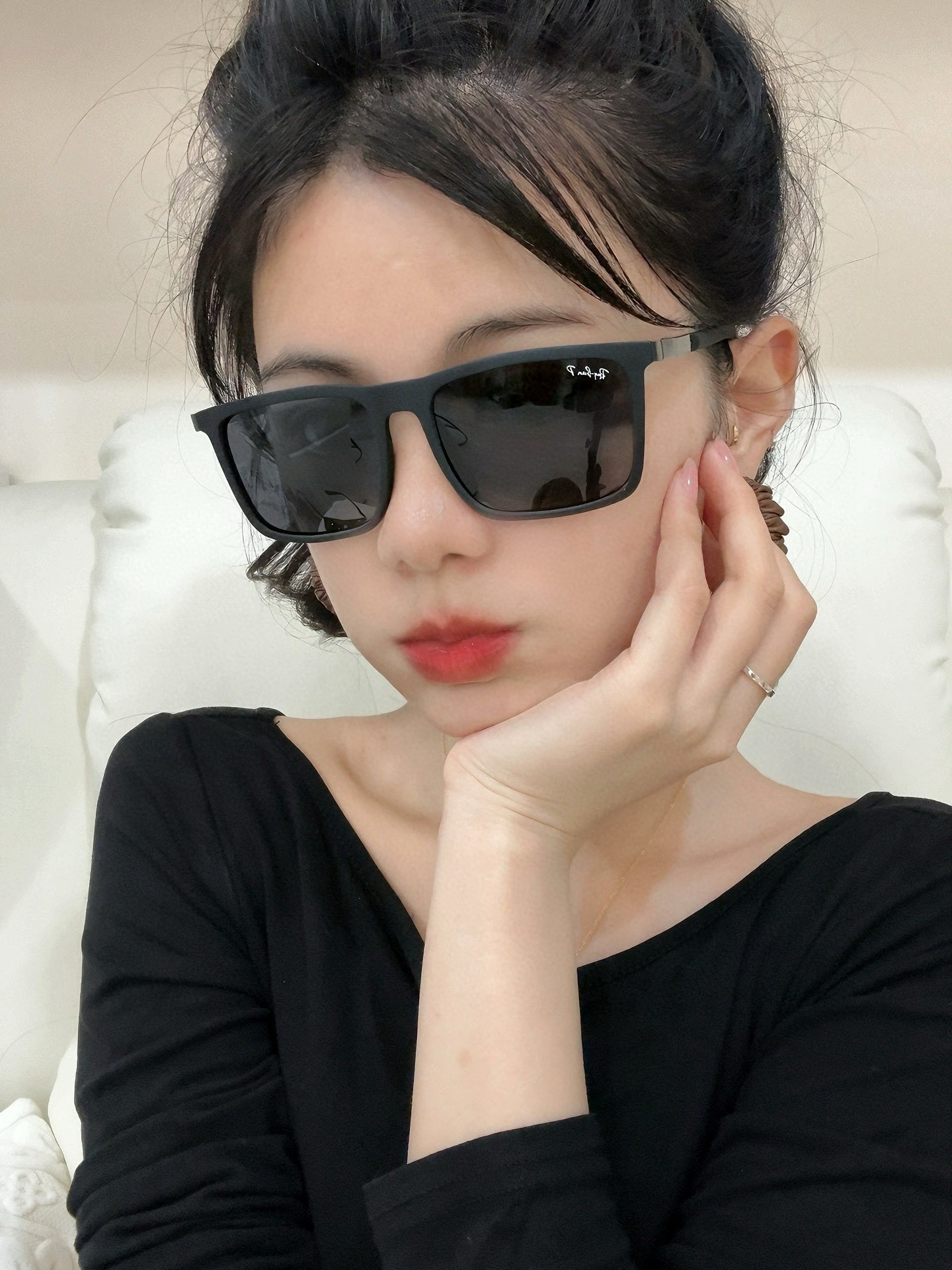  官方同步 品牌雷朋经典男女士玻璃太阳镜          材质：美国宝丽来高清防爆钢化玻璃镜片 型号：