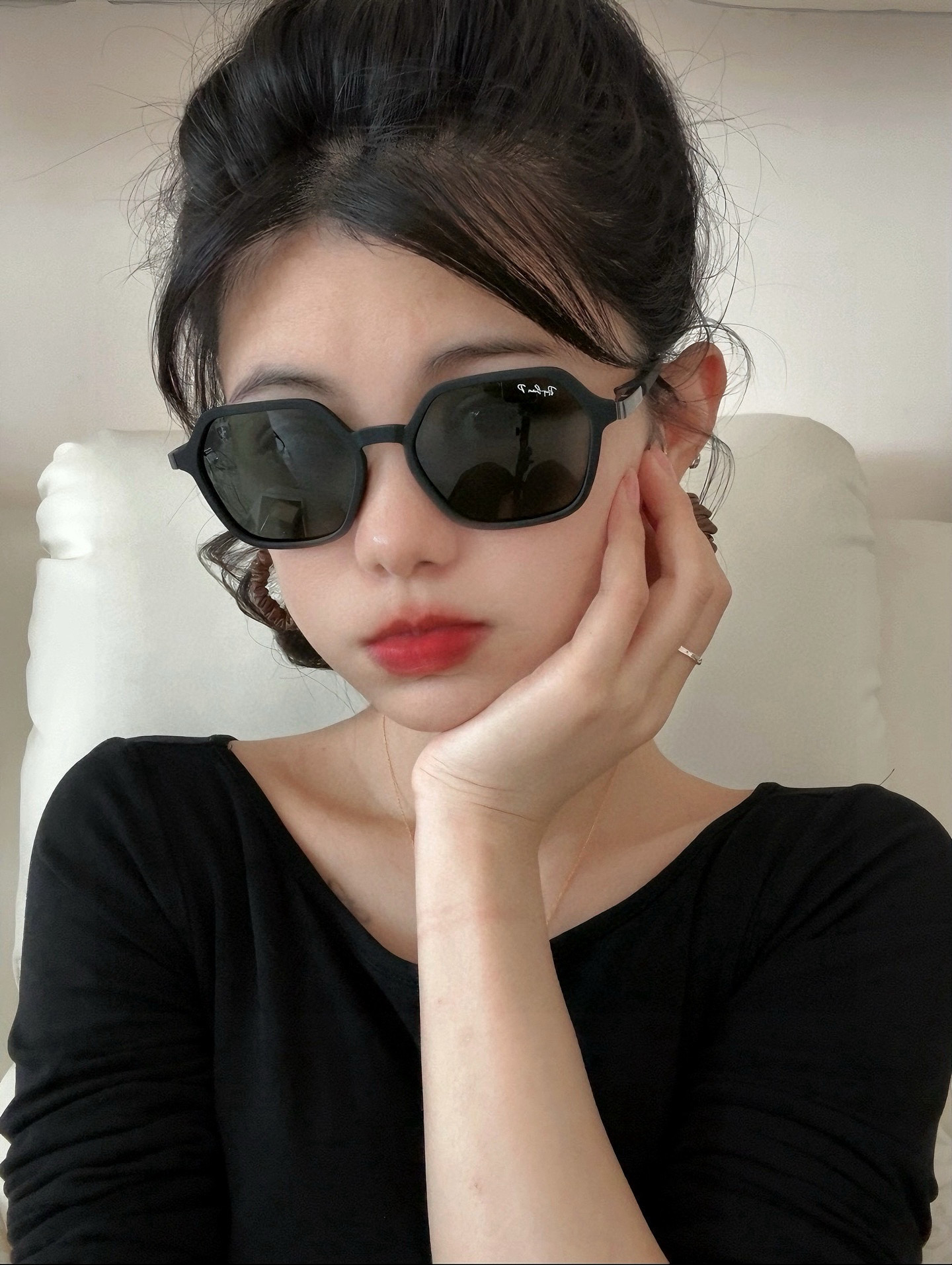  官方同步 品牌雷朋经典男女士玻璃太阳镜          材质：美国宝丽来高清防爆钢化玻璃镜片 型号：